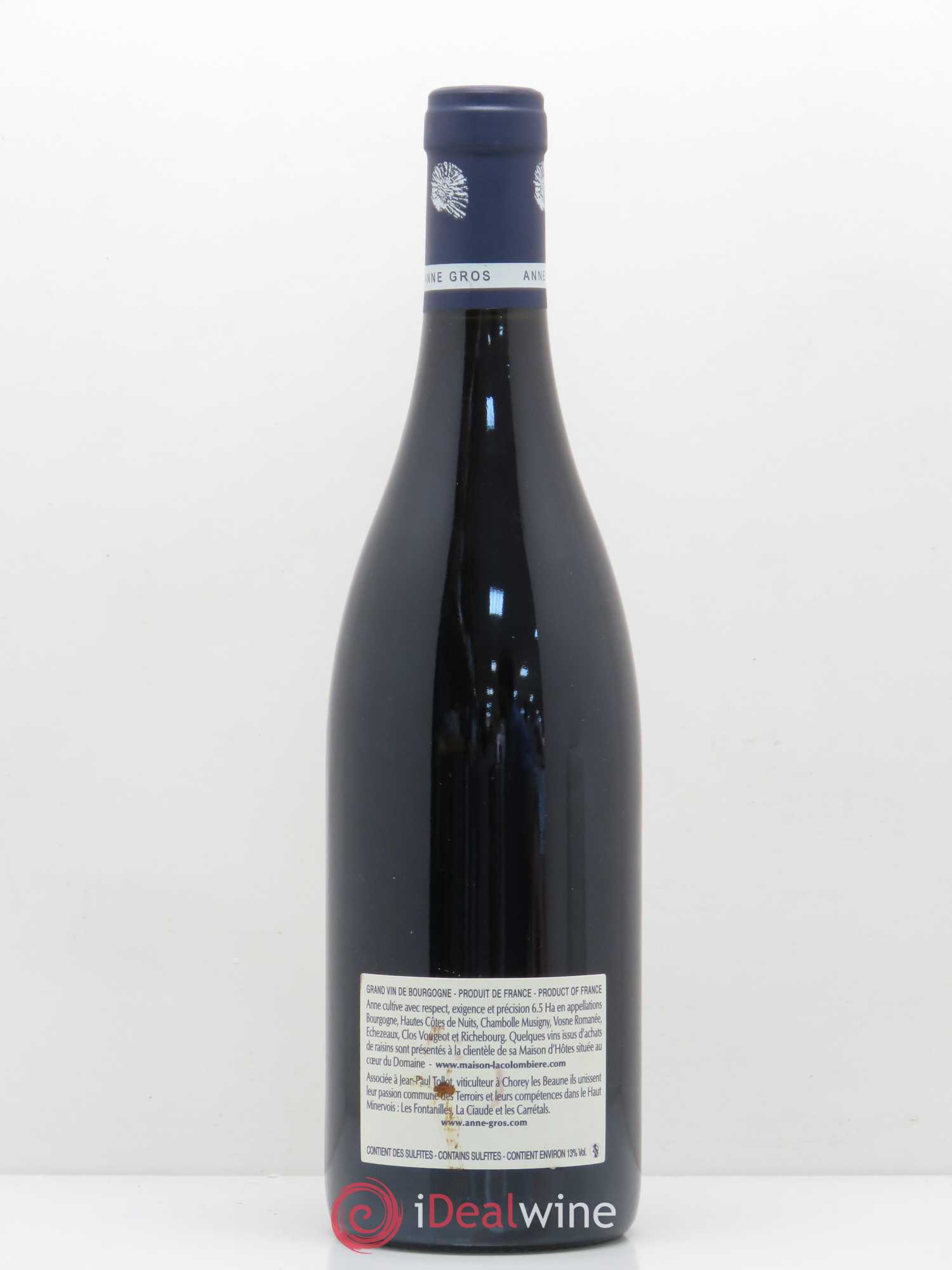 Clos de Vougeot Grand Cru Le Grand Maupertui Anne Gros 2013 - Lot de 1 bouteille - 1