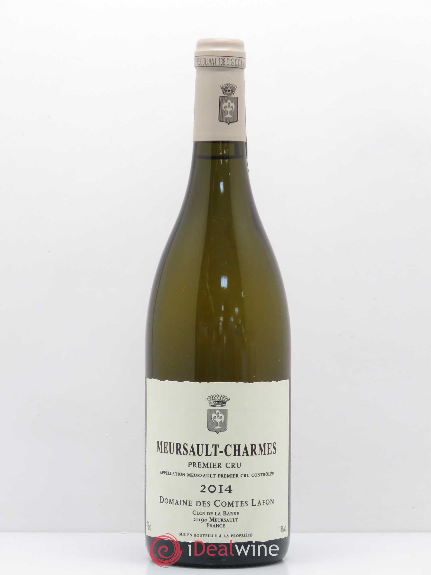 Meursault 1er Cru Comtes Lafon (Domaine des) Charmes 2014 - Lot de 1 bouteille - 0
