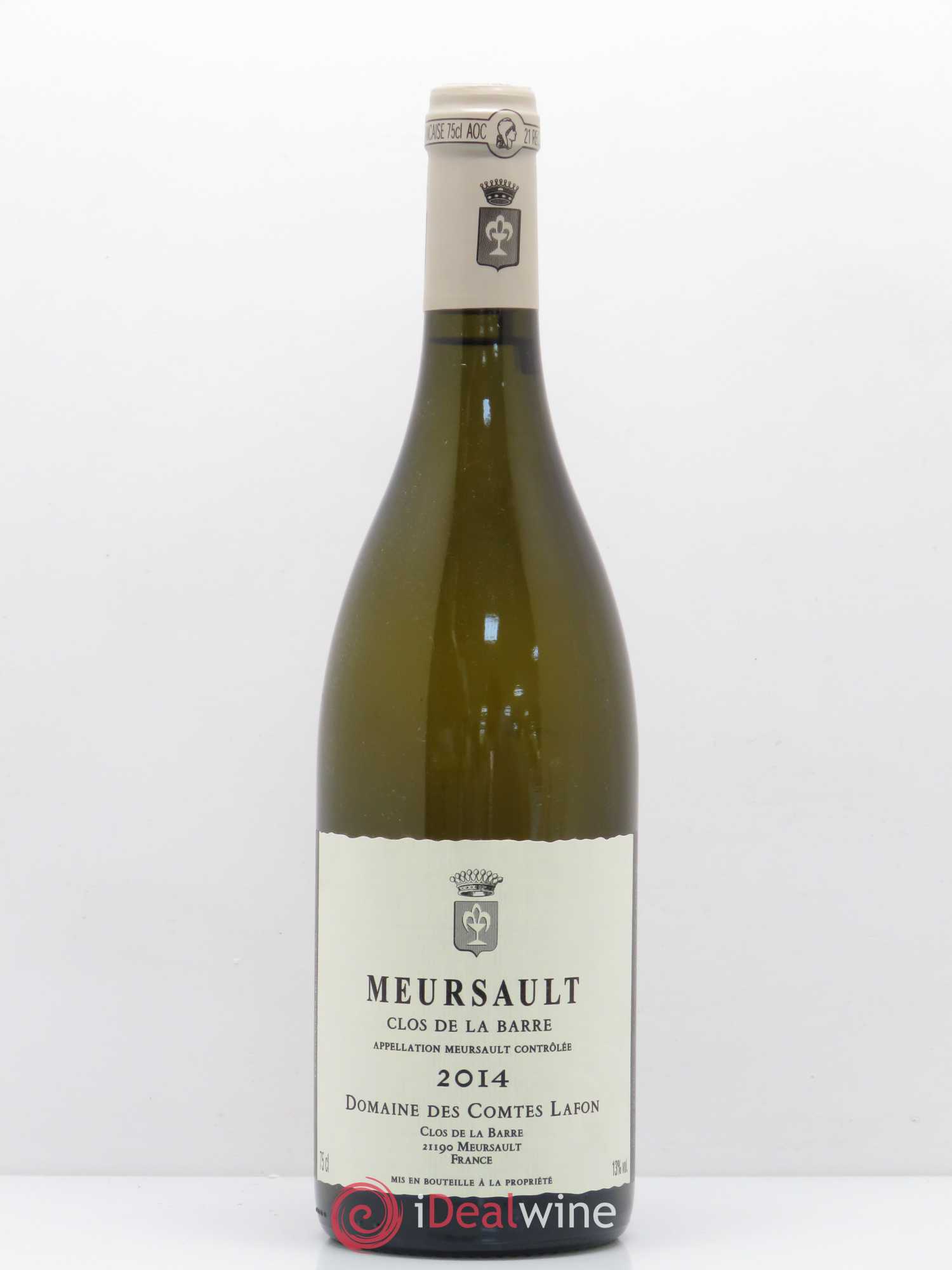 Meursault Clos de la Barre Comtes Lafon (Domaine des) 2014 - Lot de 1 bouteille - 0