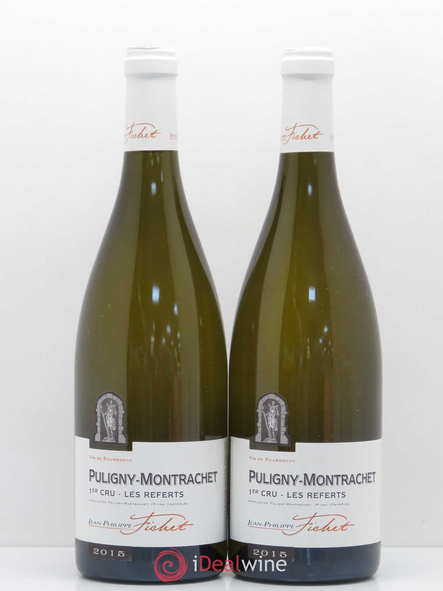 Puligny-Montrachet 1er Cru Les Referts Jean-Philippe Fichet (sans prix de réserve) 2015 - Lot de 2 bouteilles - 0