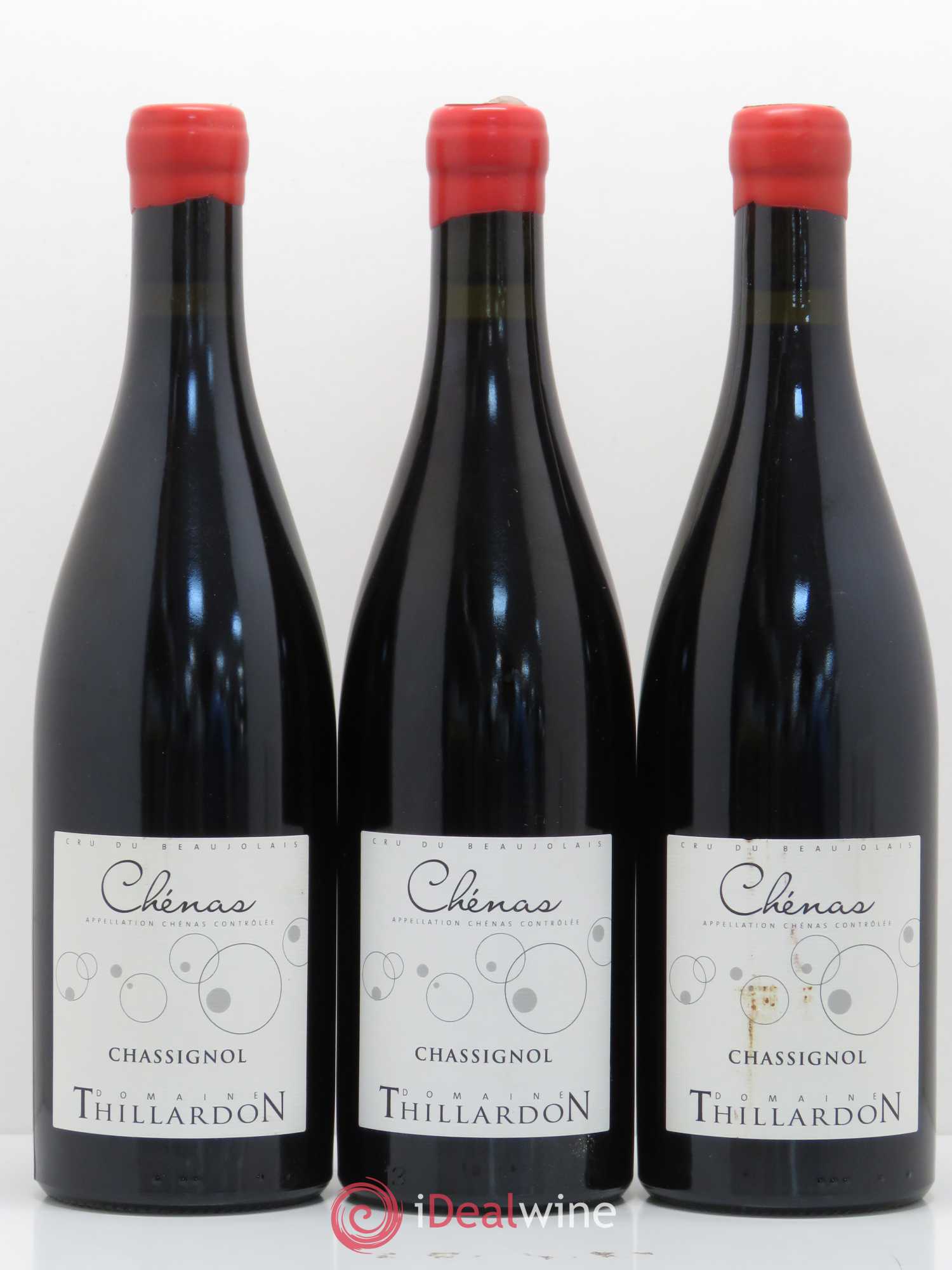 Chénas Chassignol Thillardon 2015 - Posten von 3 Flaschen - 0