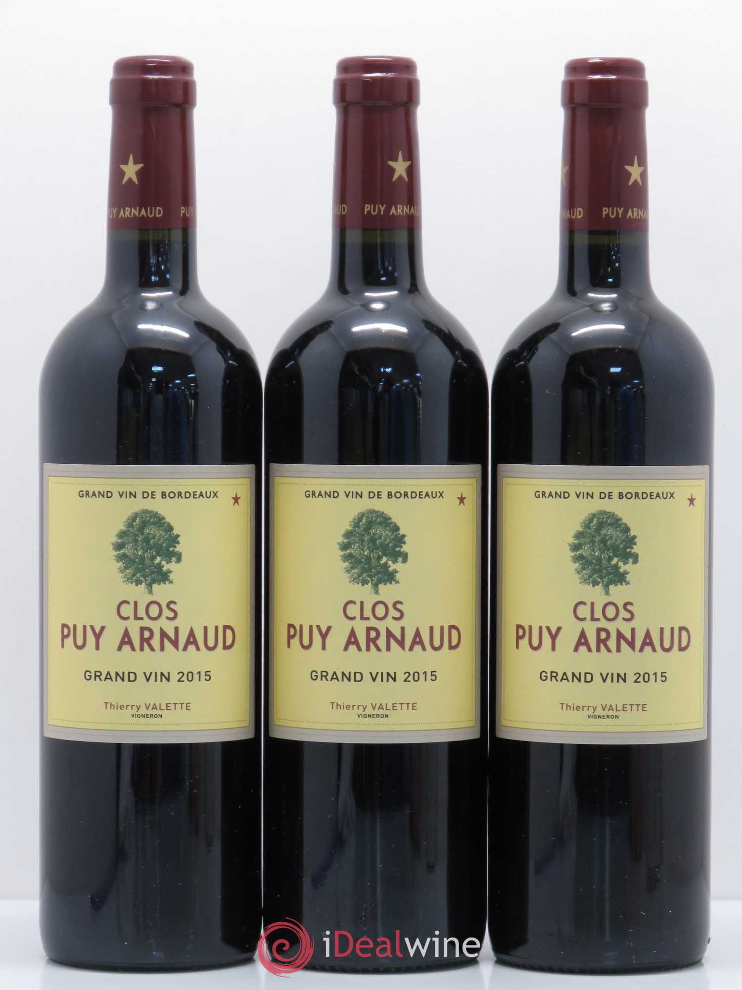 Clos Puy Arnaud 2015 - Lot de 3 bouteilles - 0