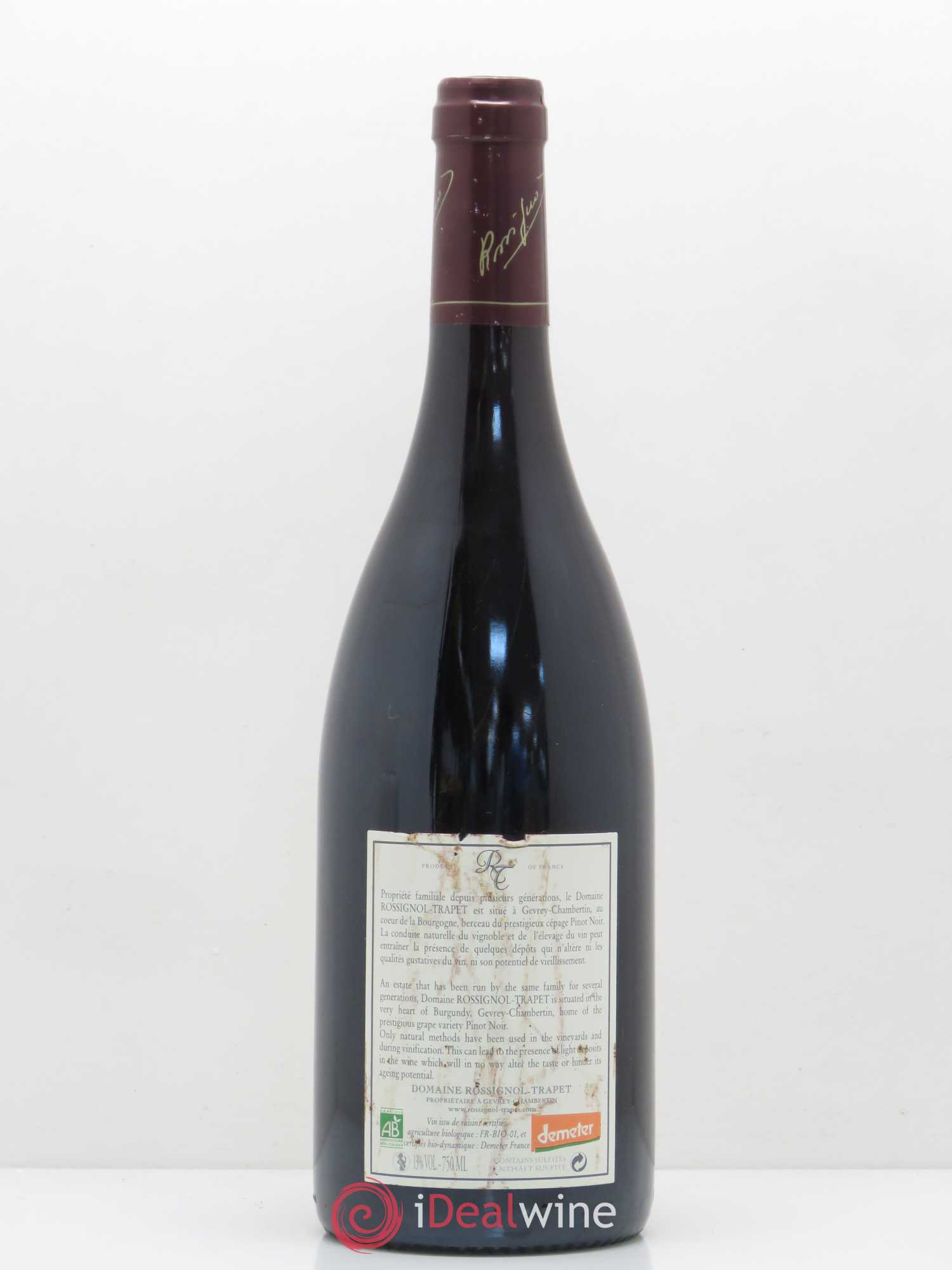 Chambertin Grand Cru Rossignol-Trapet (Domaine) 2009 - Lot de 1 bouteille - 1