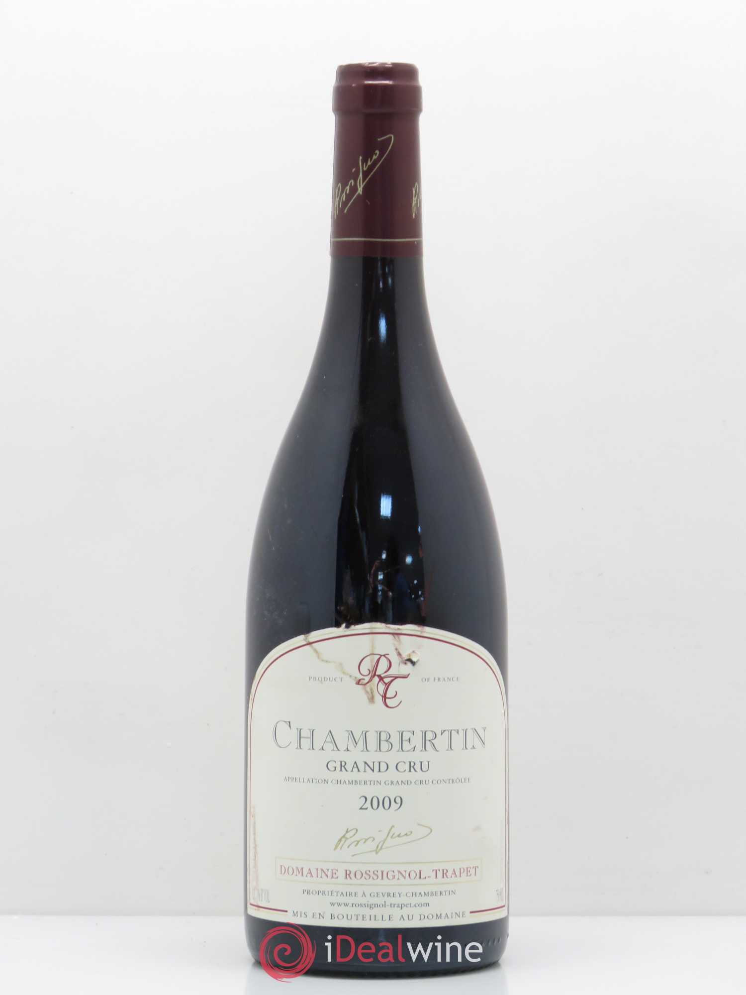 Chambertin Grand Cru Rossignol-Trapet (Domaine) 2009 - Lot de 1 bouteille - 0