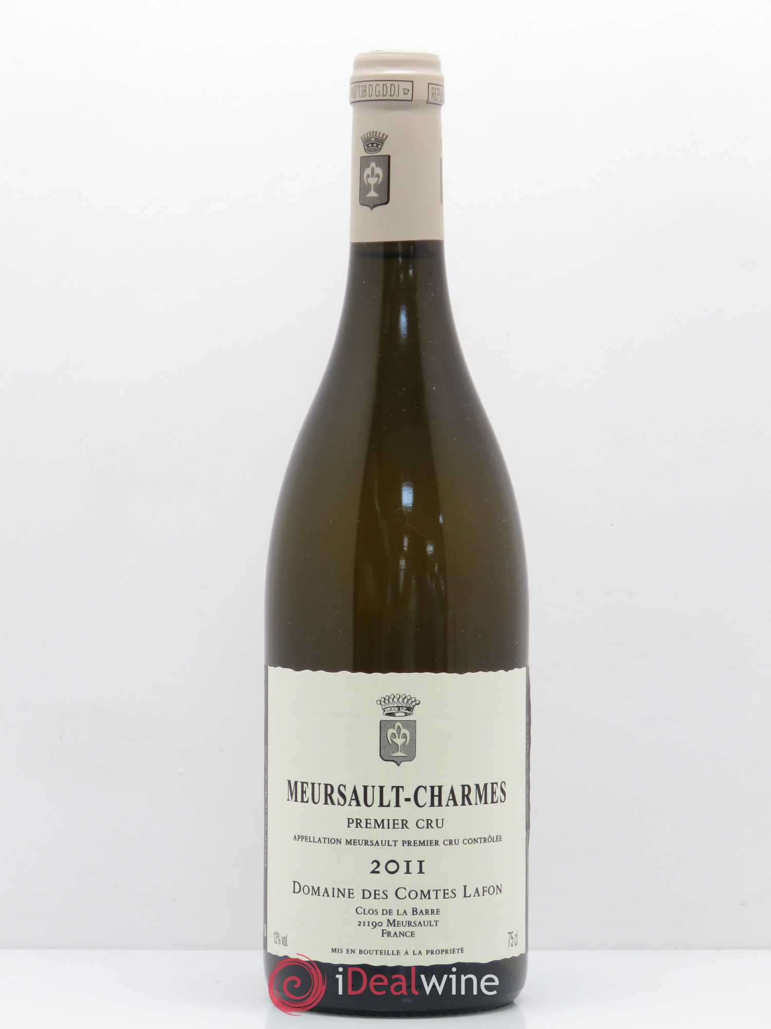 Meursault 1er Cru Charmes Comtes Lafon (Domaine des) 2011 - Lot de 1 bouteille - 0