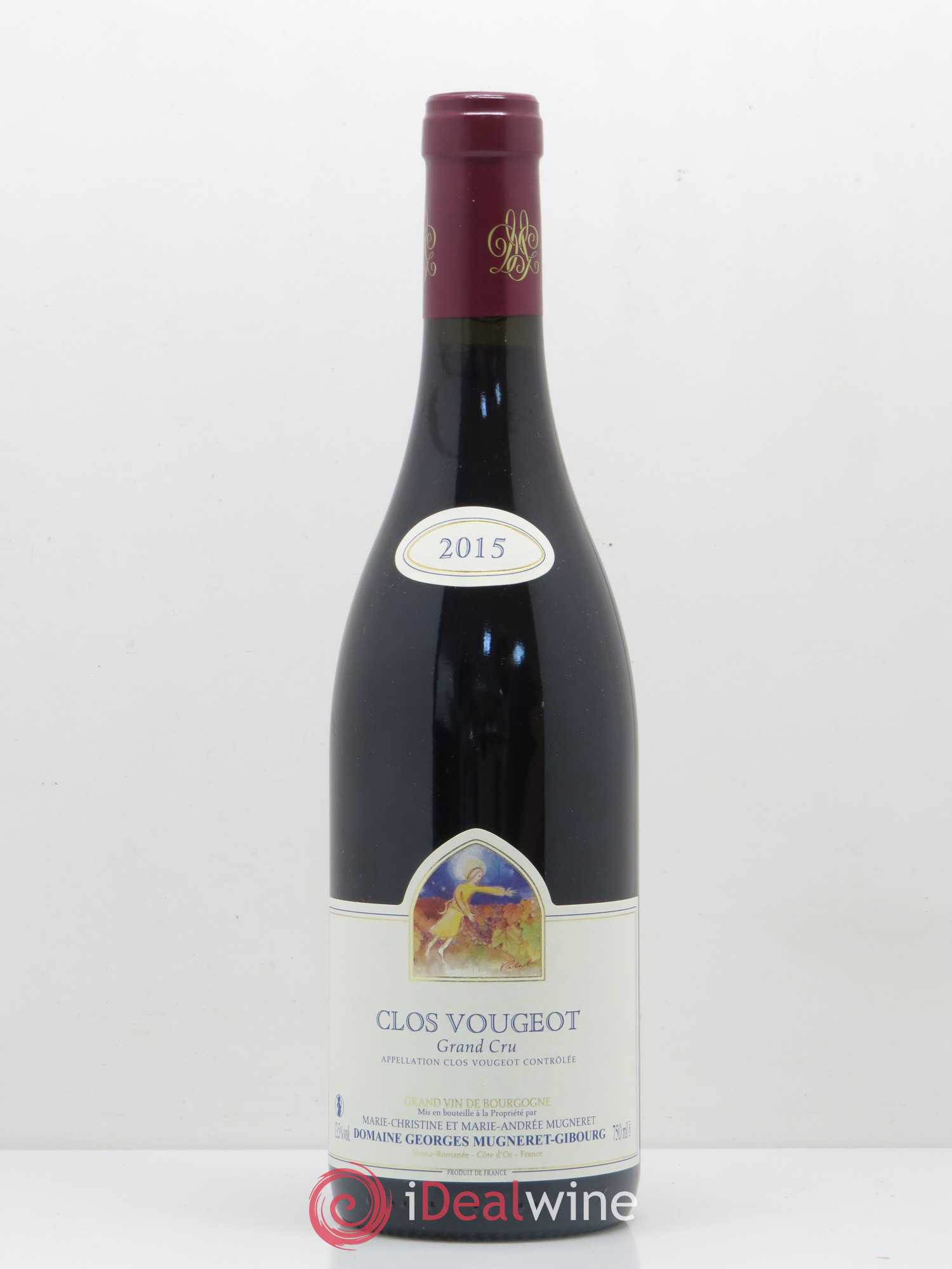 Clos de Vougeot Grand Cru Georges Mugneret-Gibourg (Domaine) Gibourg 2015 - Lot de 1 bouteille - 0