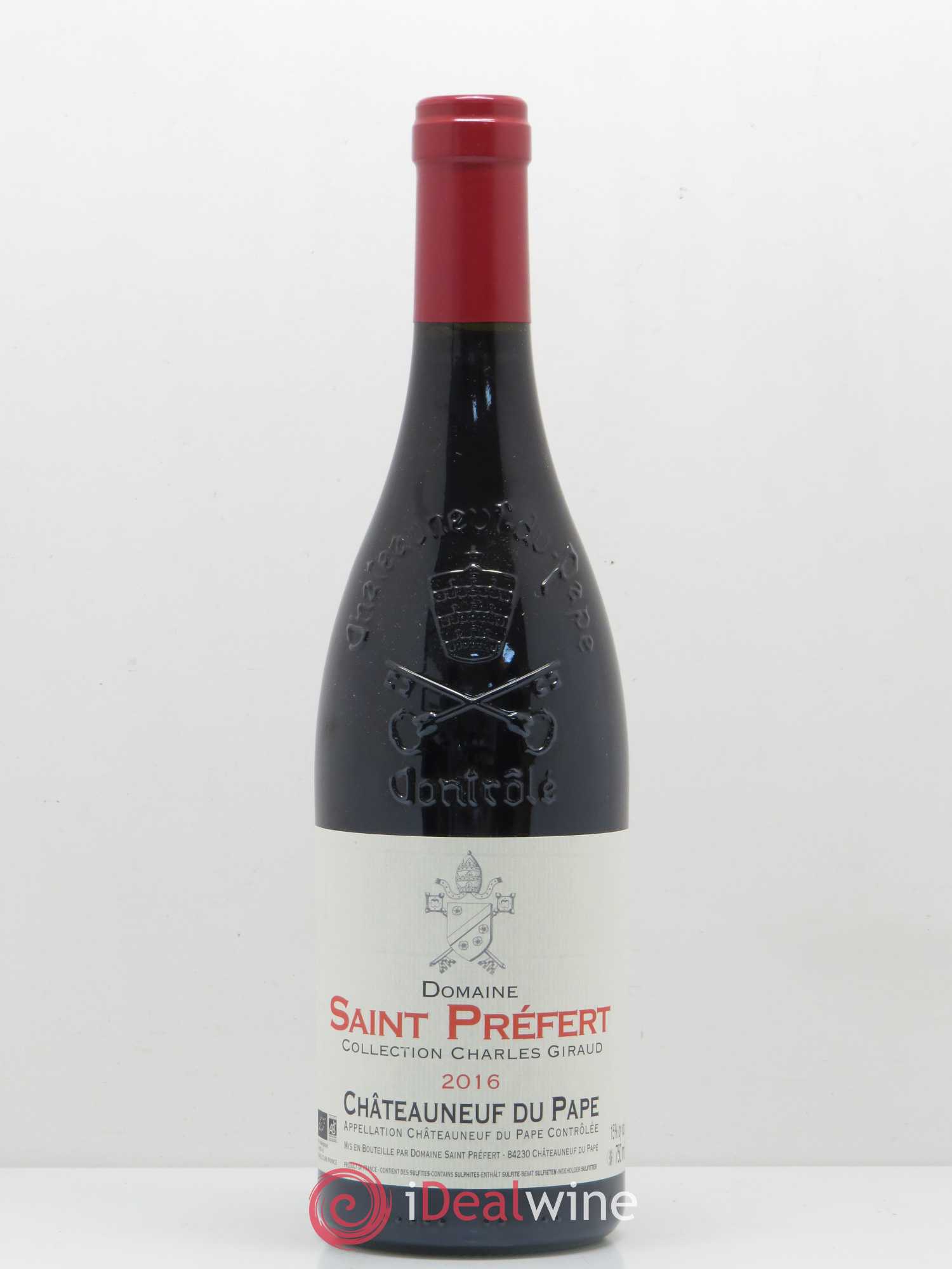 Châteauneuf-du-Pape Collection Charles Giraud Domaine Saint-Préfert 2016 - Lot de 1 bouteille - 0