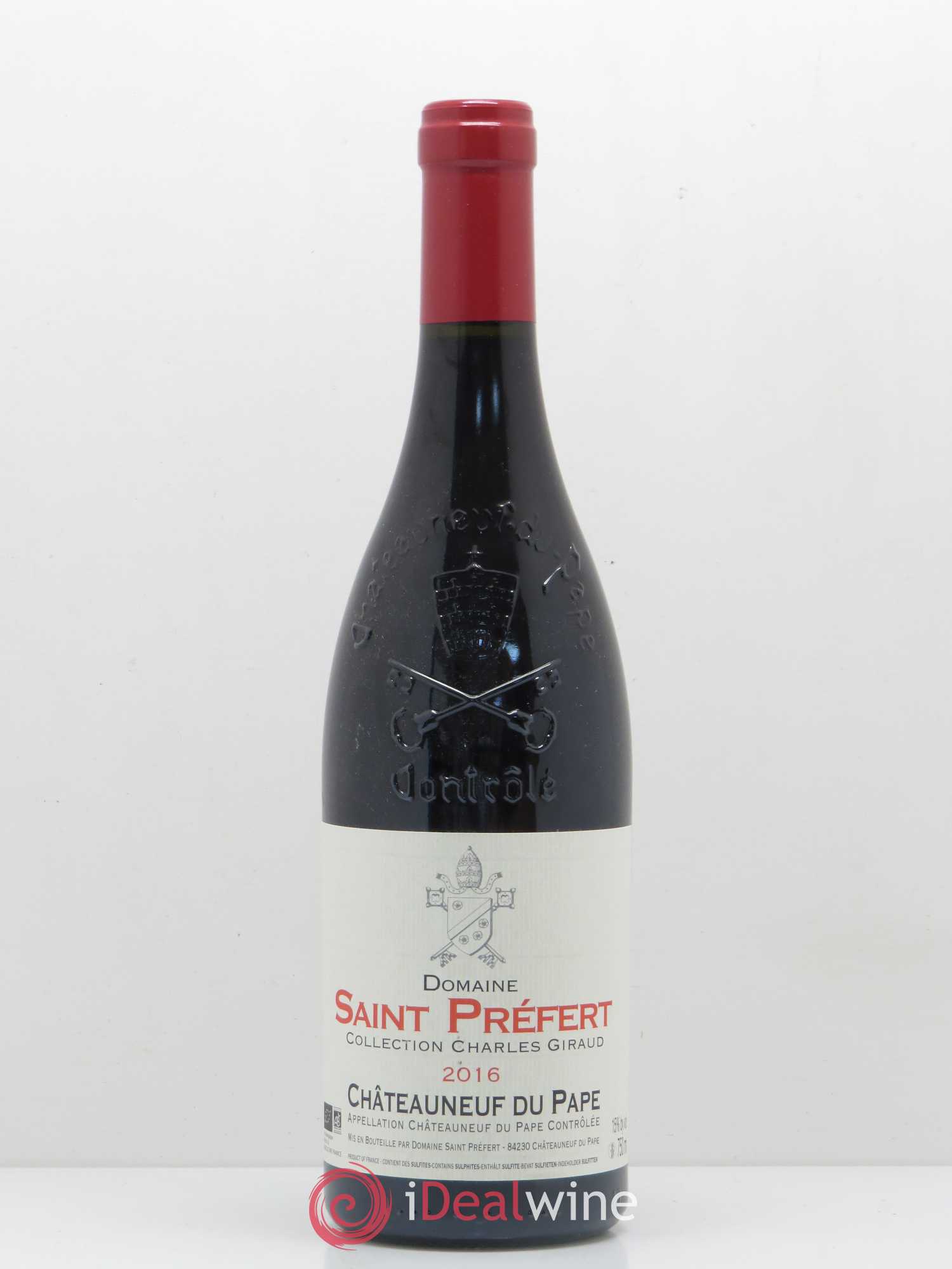 Châteauneuf-du-Pape Collection Charles Giraud Domaine Saint-Préfert 2016 - Lot de 1 bouteille - 0