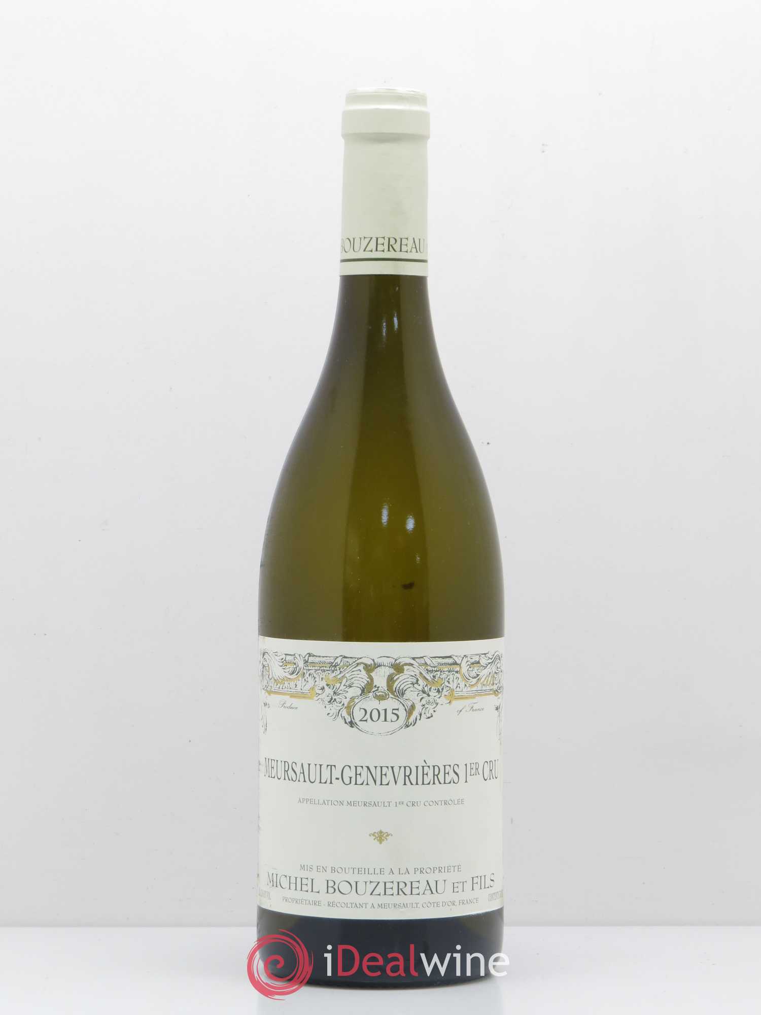 Meursault 1er Cru Les Genevrières Michel Bouzereau et Fils (Domaine) 2015 - Lot de 1 bouteille - 0