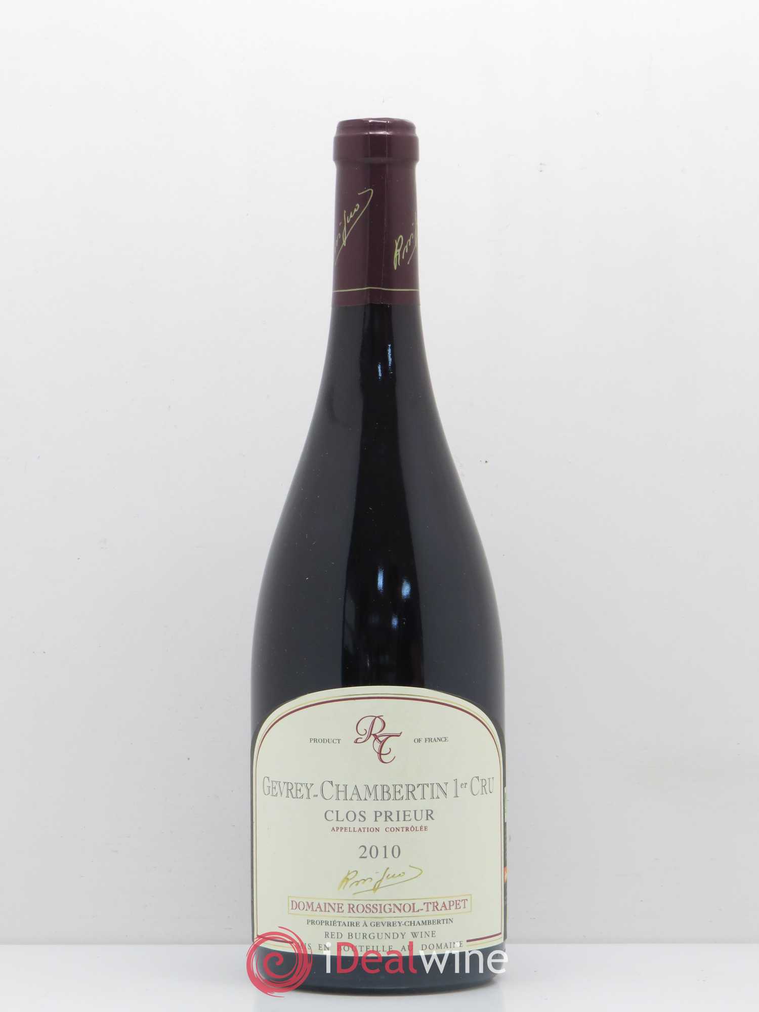 Gevrey-Chambertin 1er Cru Clos Prieur Rossignol-Trapet (Domaine) 2010 - Lot de 1 bouteille - 0