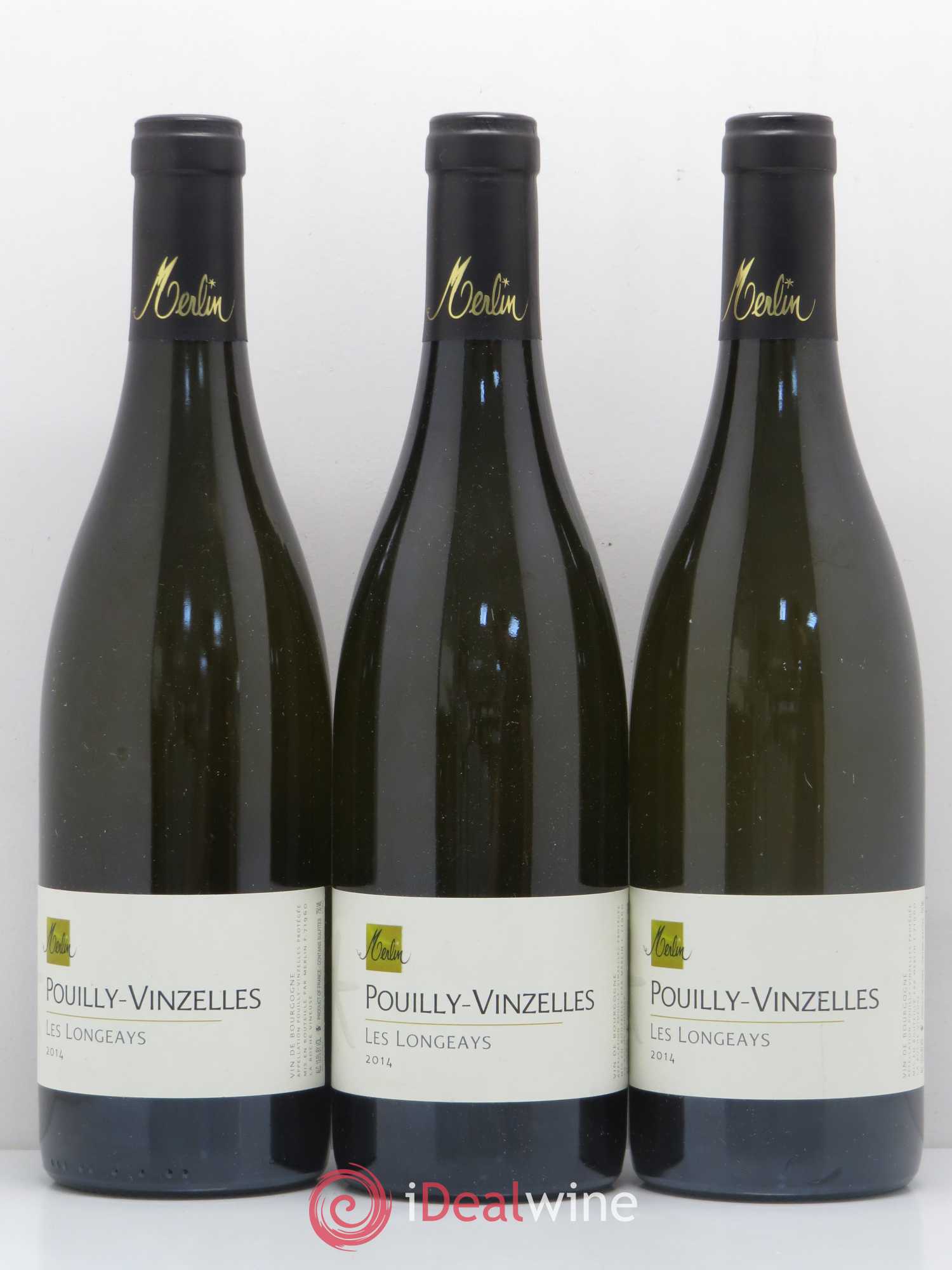 Pouilly-Vinzelles Les Longeays Merlin 2014 - Posten von 3 Flaschen - 0