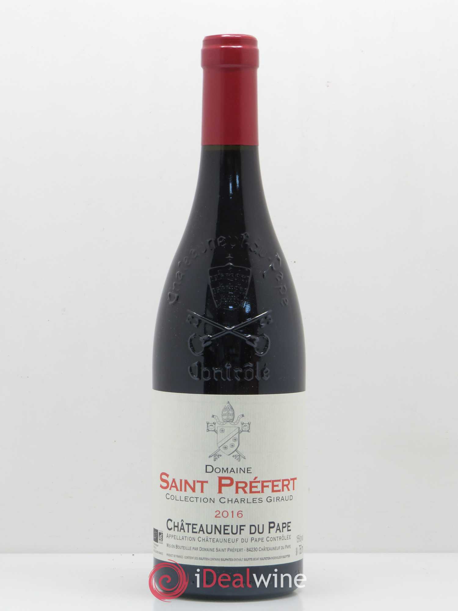 Châteauneuf-du-Pape Collection Charles Giraud Domaine Saint-Préfert 2016 - Lot de 1 bouteille - 0