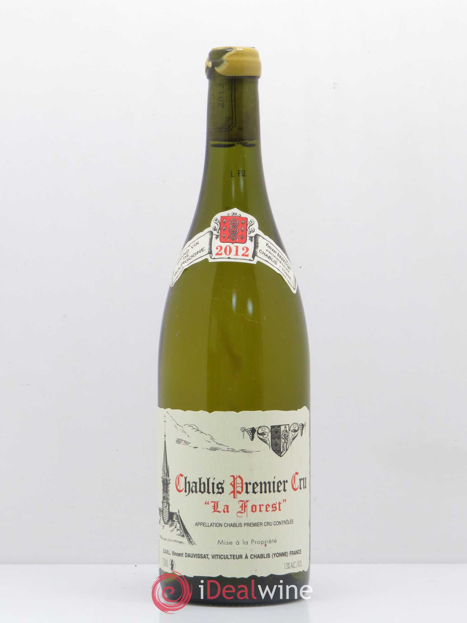 Chablis 1er Cru La Forest Vincent Dauvissat (Domaine) 2012 - Lot de 1 bouteille - 0