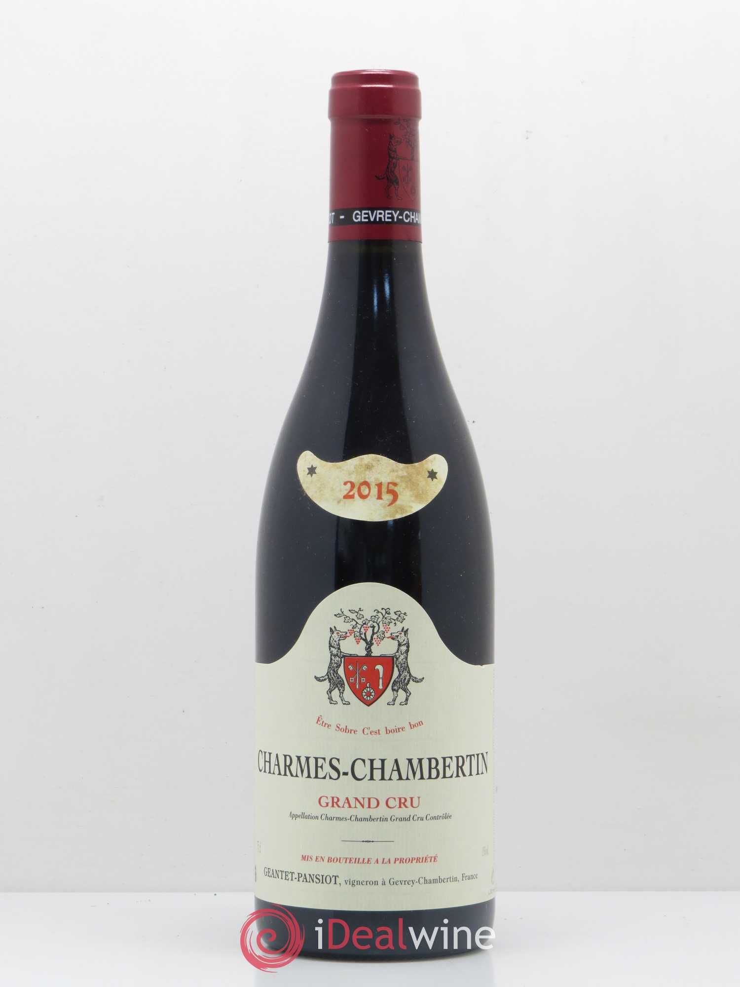 Charmes-Chambertin Grand Cru Geantet-Pansiot 2015 - Lot de 1 bouteille - 0