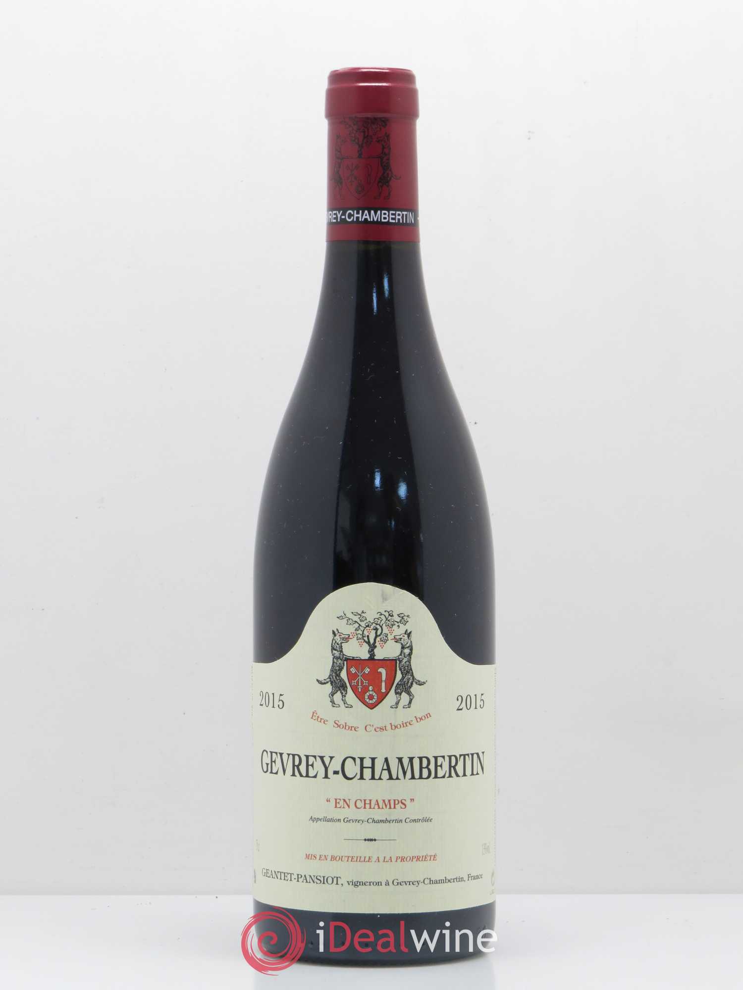 Gevrey-Chambertin En Champs Geantet-Pansiot 2015 - Lot de 1 bouteille - 0