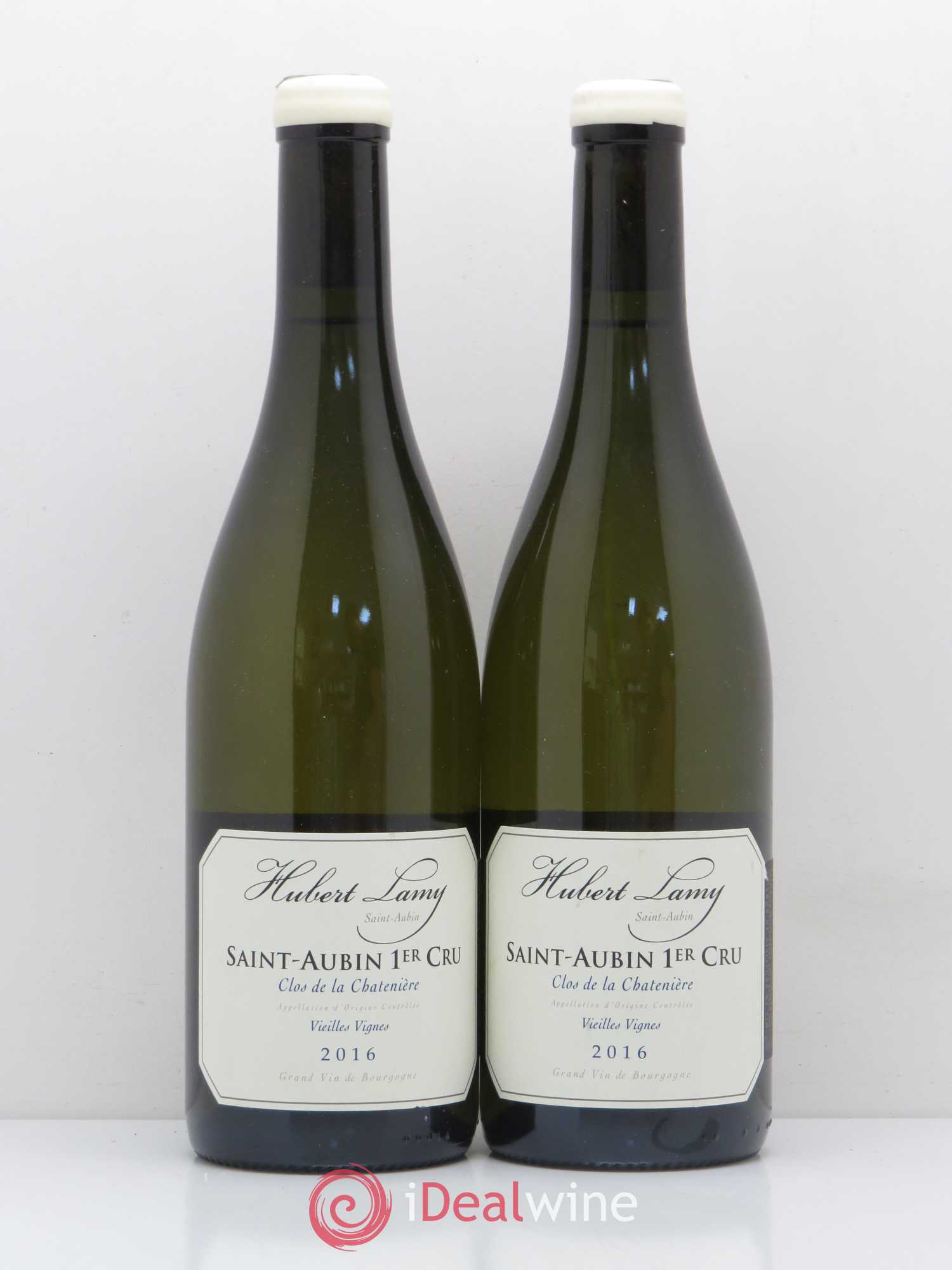 Saint-Aubin 1er Cru Clos de la Chatenière Vieilles Vignes Hubert Lamy Vieilles vignes 2016 - Lot de 2 bouteilles - 0
