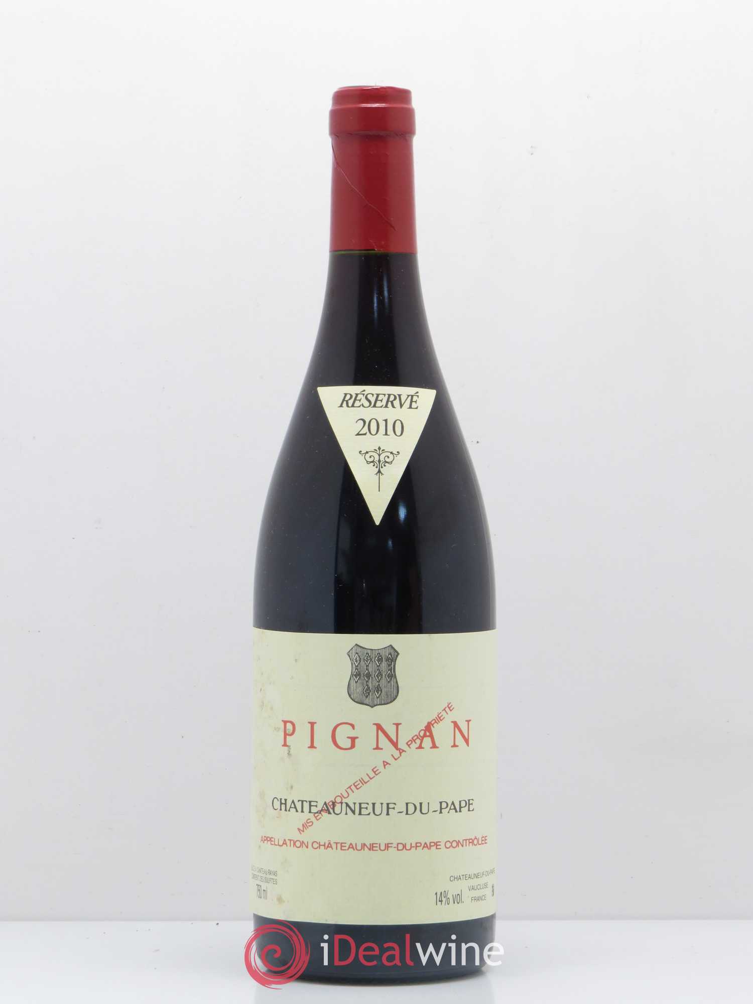 Châteauneuf-du-Pape Pignan Emmanuel Reynaud 2010 - Lot de 1 bouteille - 0