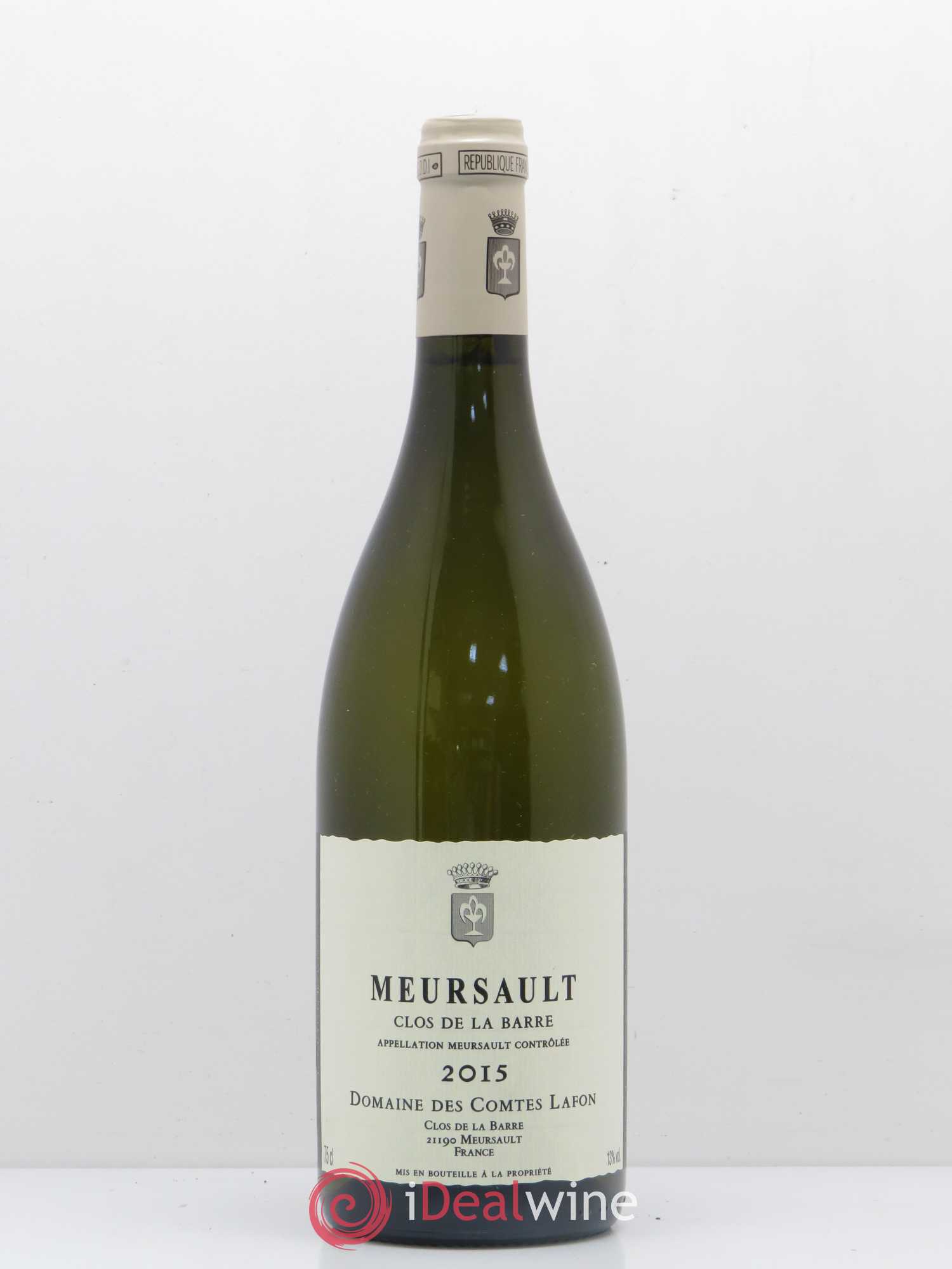 Meursault Clos de la Barre Comtes Lafon (Domaine des) 2015 - Lot de 1 bouteille - 0