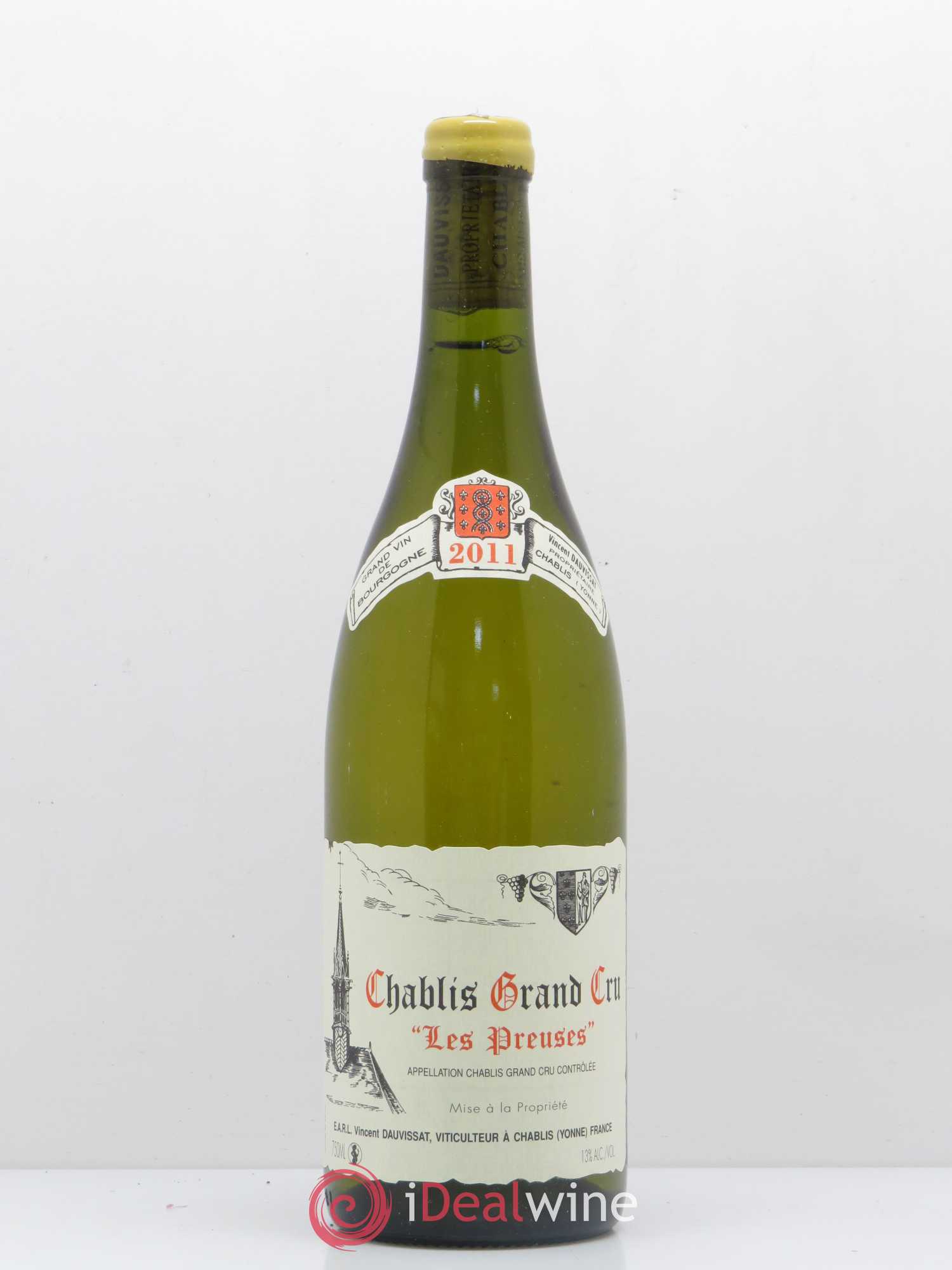 Chablis Grand Cru Les Preuses Vincent Dauvissat (Domaine) 2011 - Lot de 1 bouteille - 0