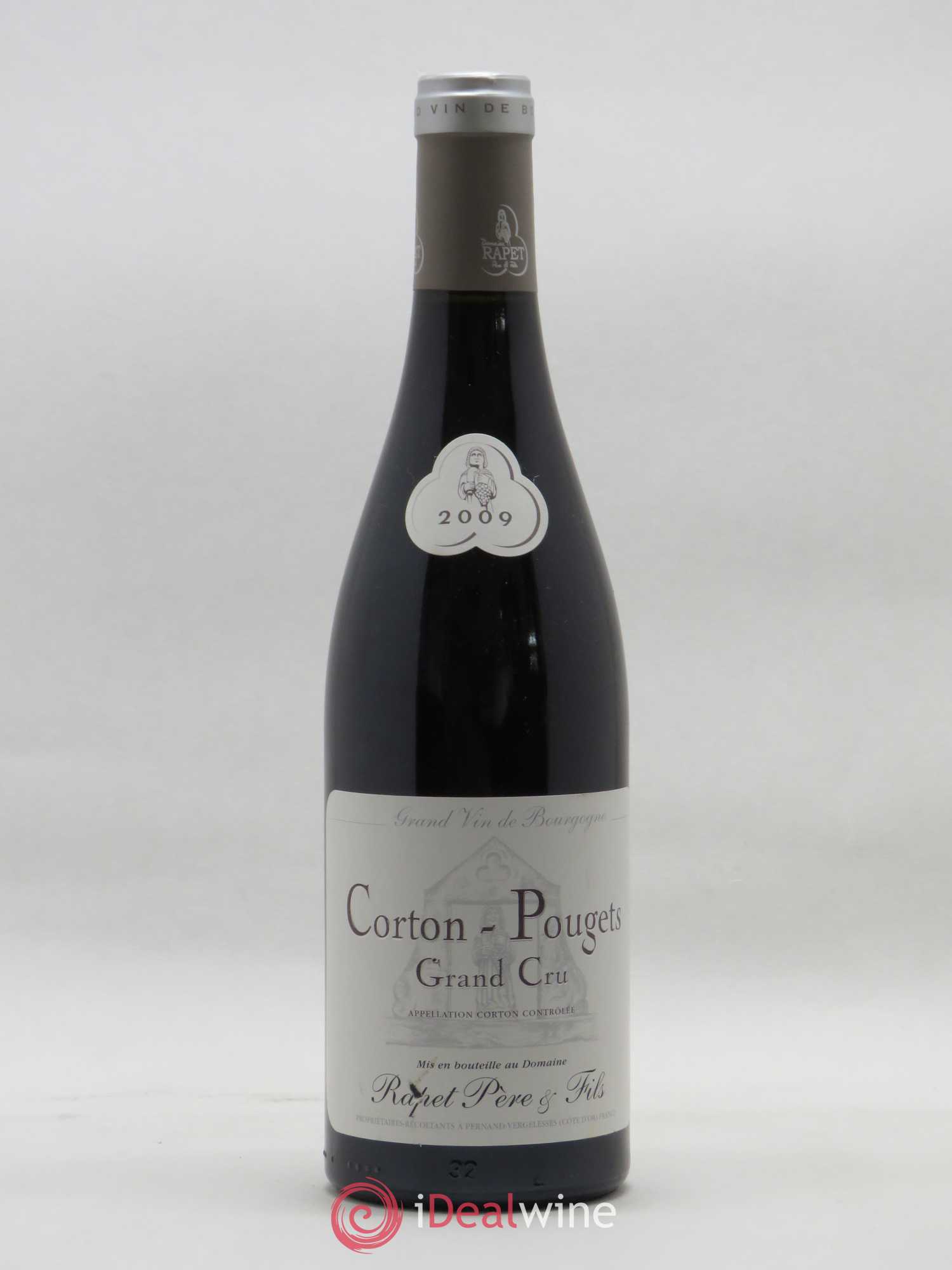 Corton Grand Cru Pougets Rapet Père & Fils 2009 - Lot de 1 bouteille - 0