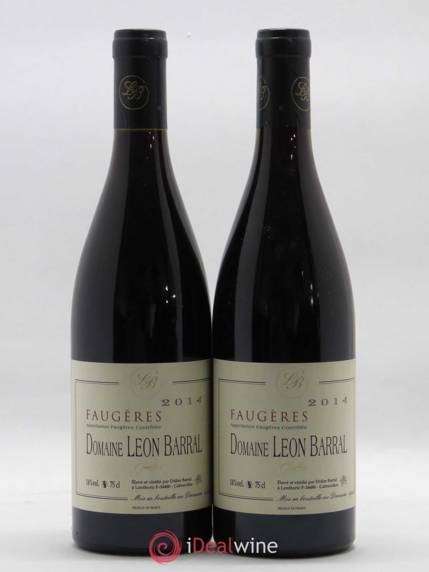 Faugères Jadis Domaine Léon Barral 2014 - Lot de 2 bouteilles - 0