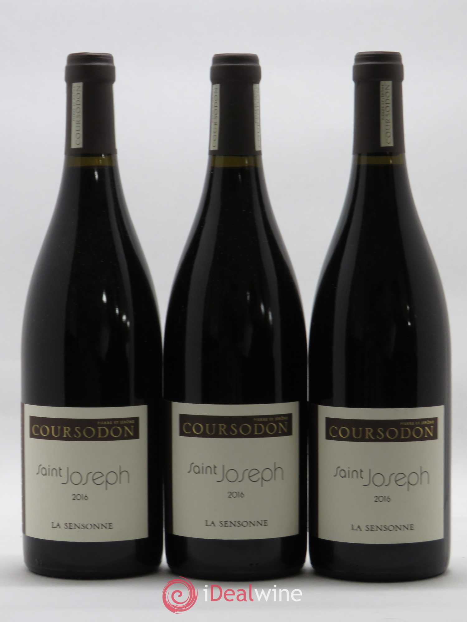 Saint-Joseph La Sensonne Pierre et Jérôme Coursodon 2016 - Lot de 3 bouteilles - 0