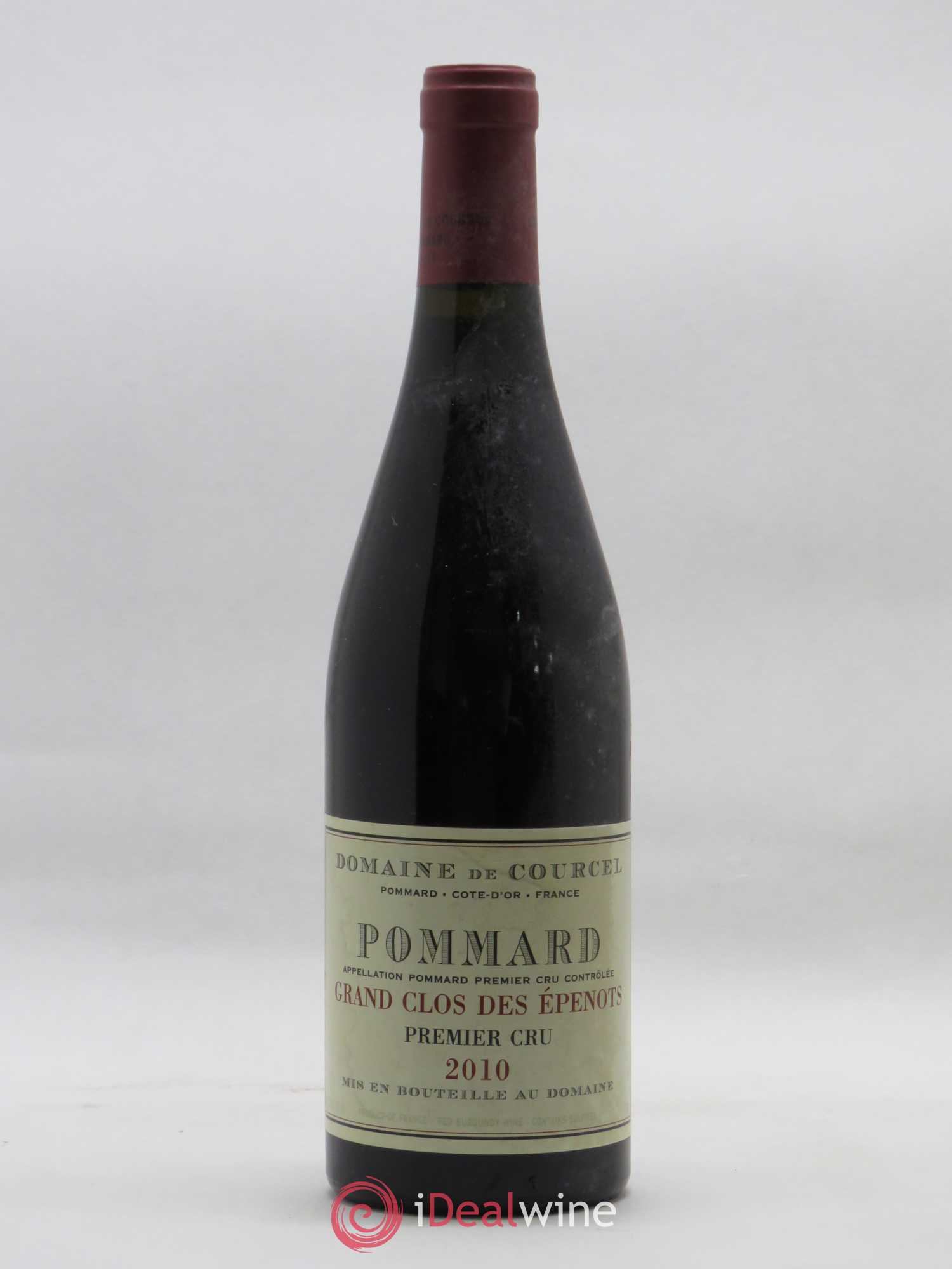 Pommard 1er Cru Grand Clos des Epenots de Courcel (Domaine) 2010 - Lot de 1 bouteille - 0