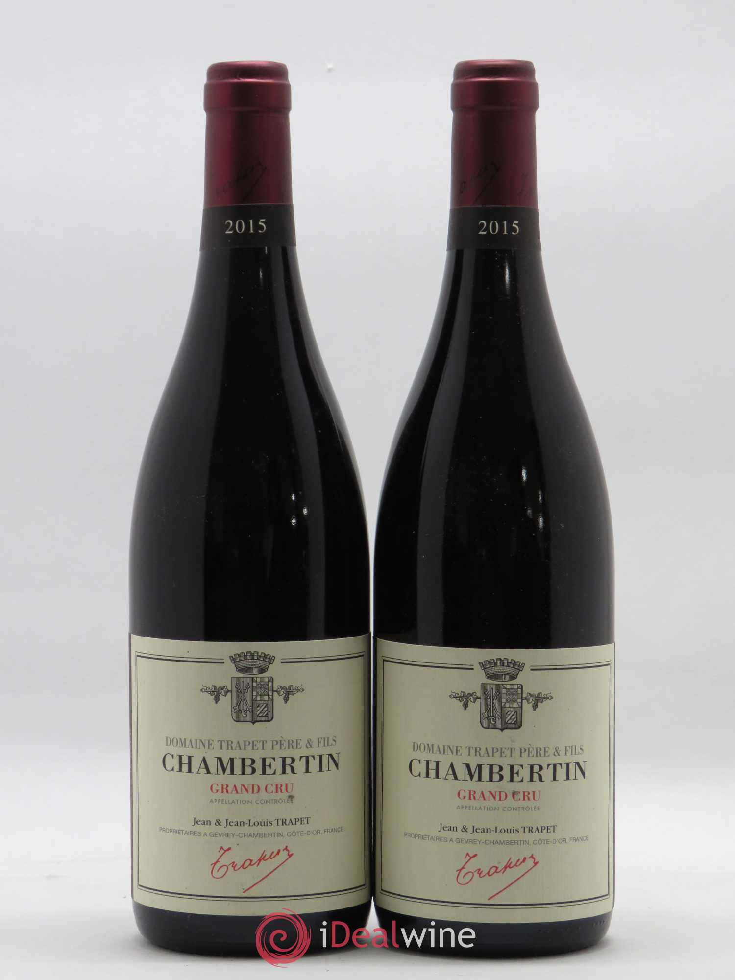 Chambertin Grand Cru Domaine Trapet 2015 - Lot de 2 bouteilles - 0