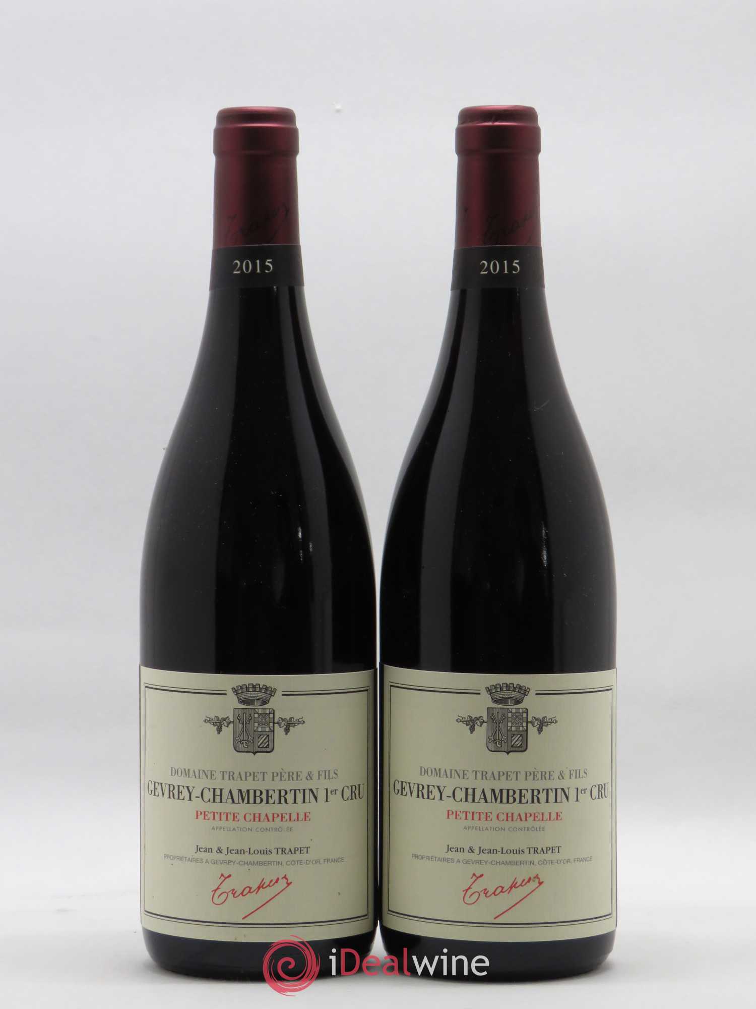 Gevrey-Chambertin 1er Cru Petite Chapelle Domaine Trapet 2015 - Lot de 2 bouteilles - 0