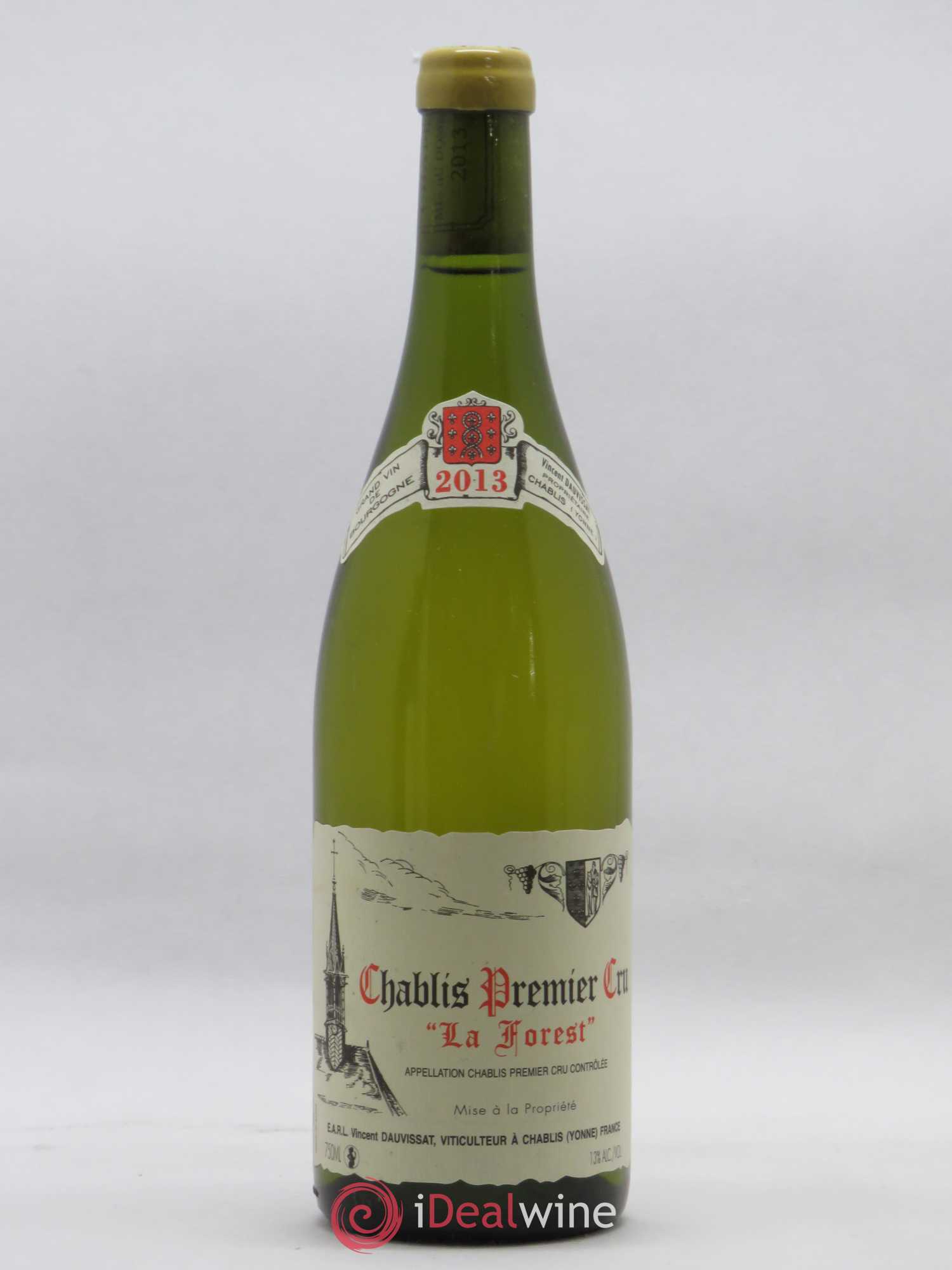 Chablis 1er Cru La Forest Vincent Dauvissat (Domaine) 2013 - Lot de 1 bouteille - 0