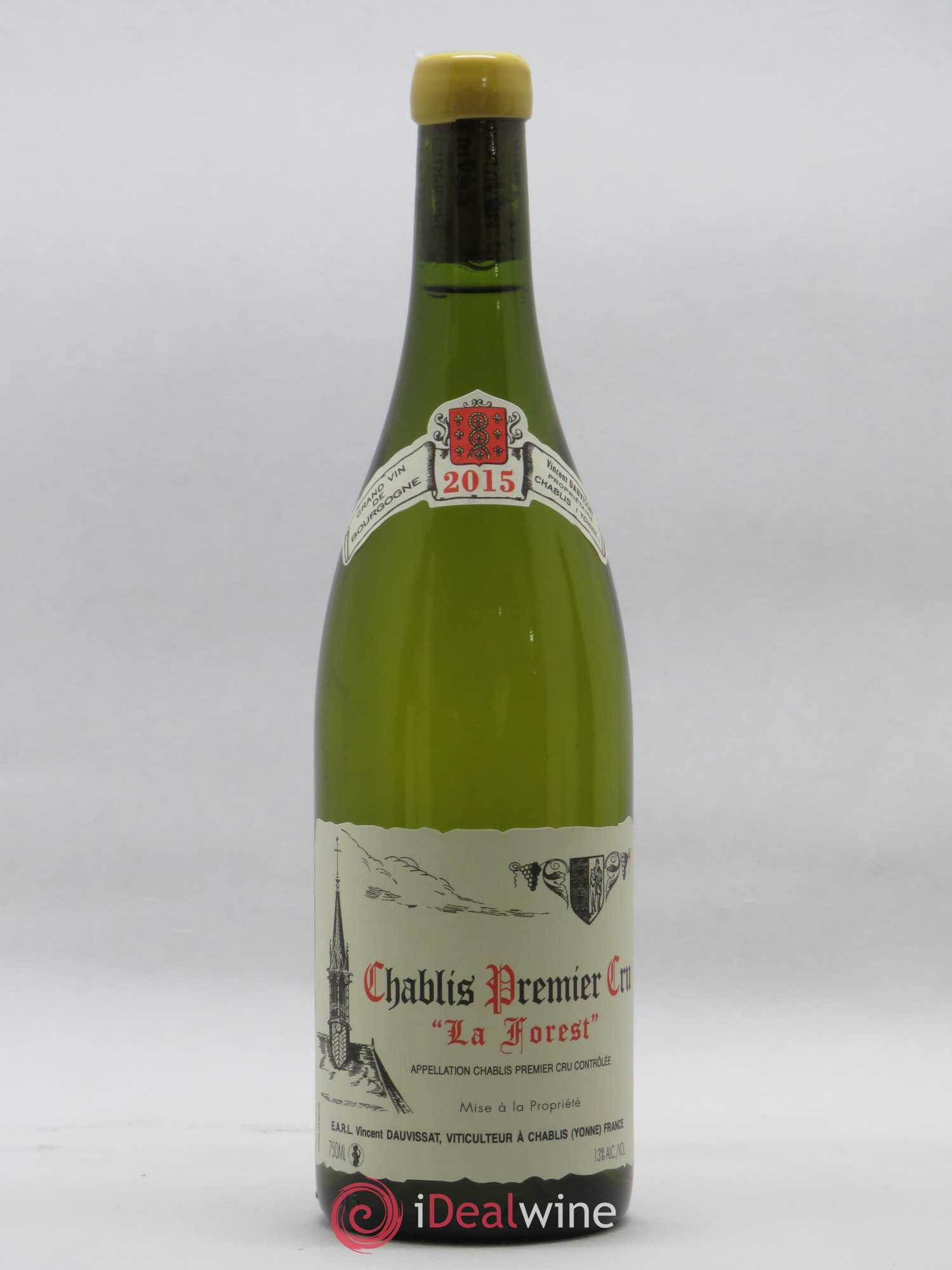 Chablis 1er Cru La Forest Vincent Dauvissat (Domaine) 2015 - Lot de 1 bouteille - 0