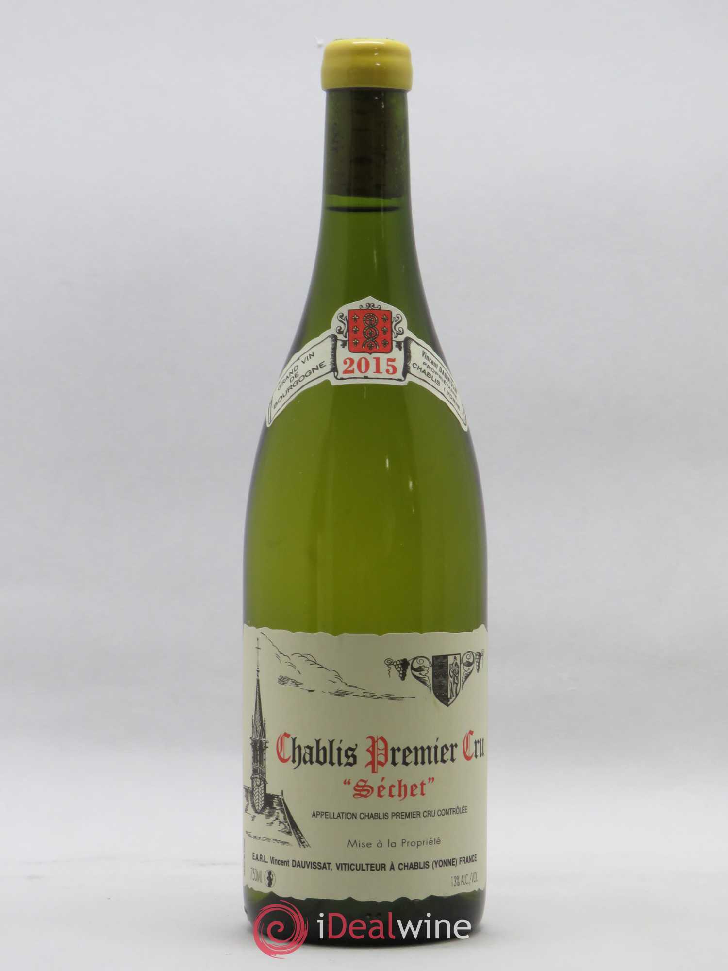 Chablis 1er Cru Séchet Vincent Dauvissat (Domaine) 2015 - Lot de 1 bouteille - 0