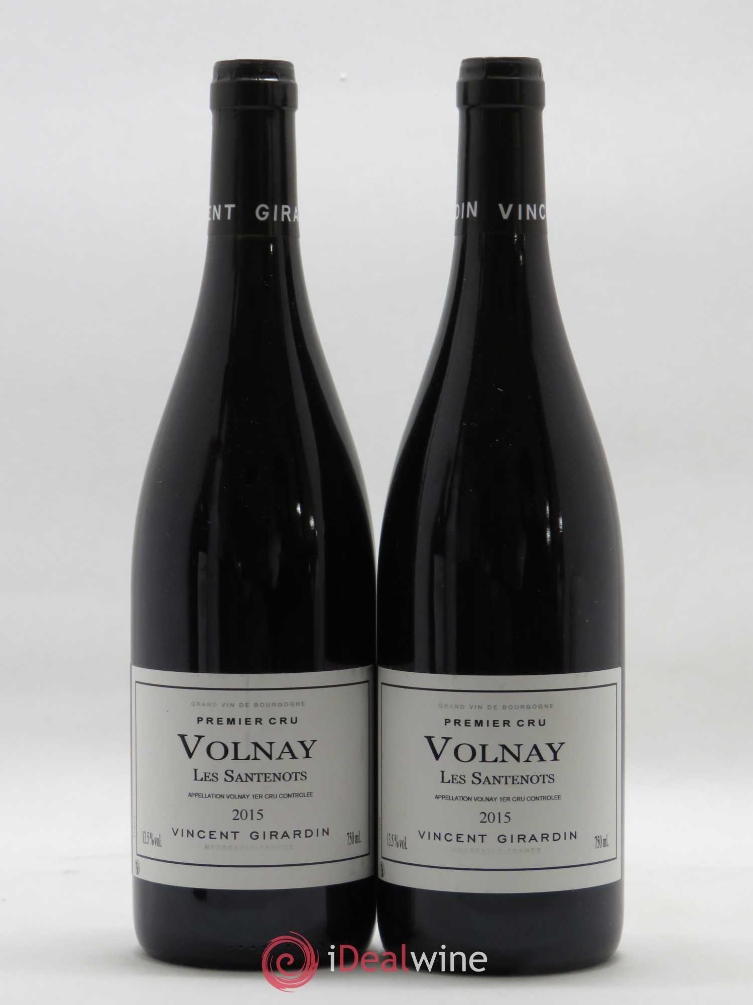 Volnay 1er Cru Les Santenots Vincent Girardin 2015 - Posten von 2 Flaschen - 0