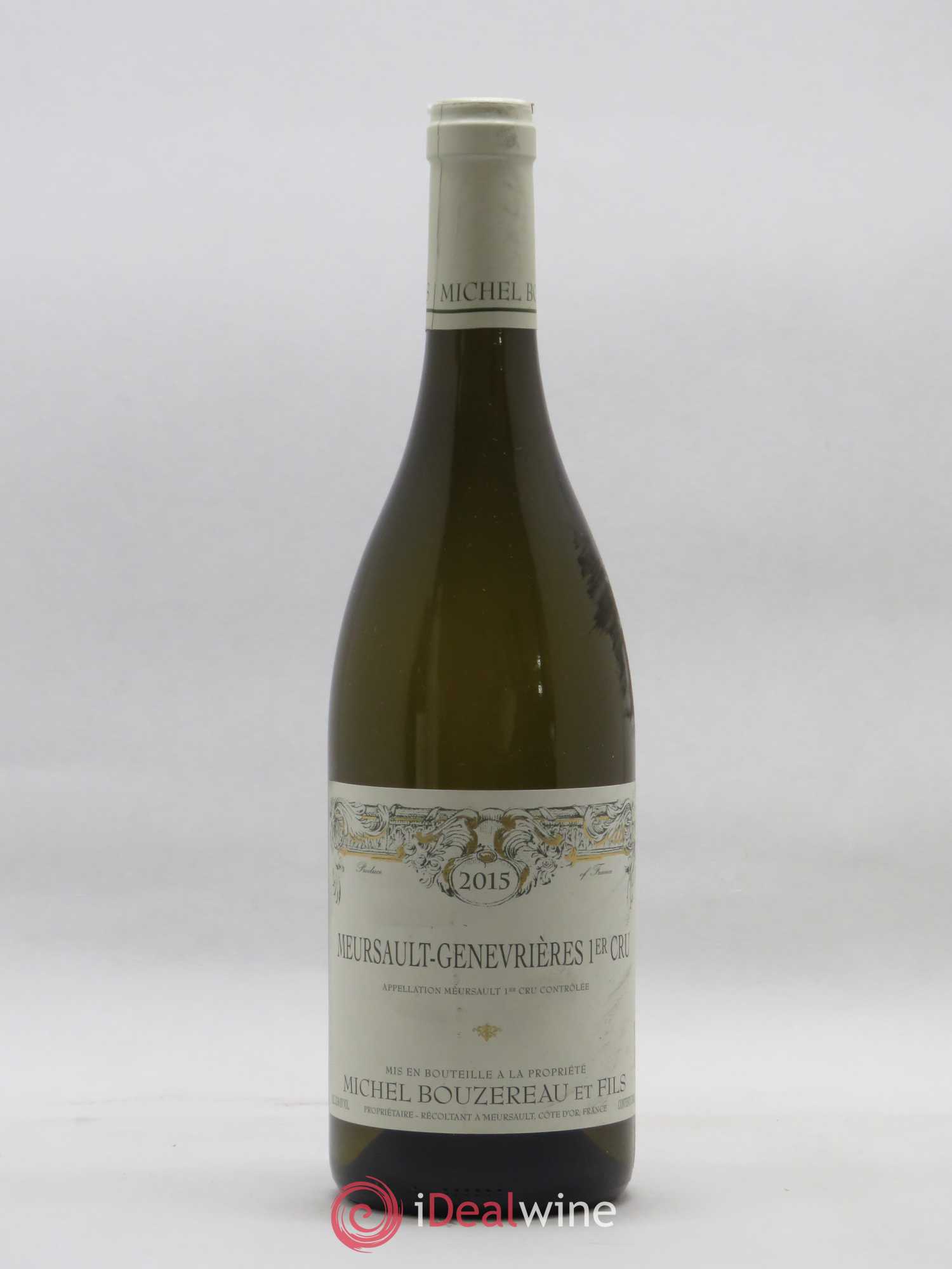 Meursault 1er Cru Les Genevrières Michel Bouzereau et Fils (Domaine) 2015 - Lot de 1 bouteille - 0