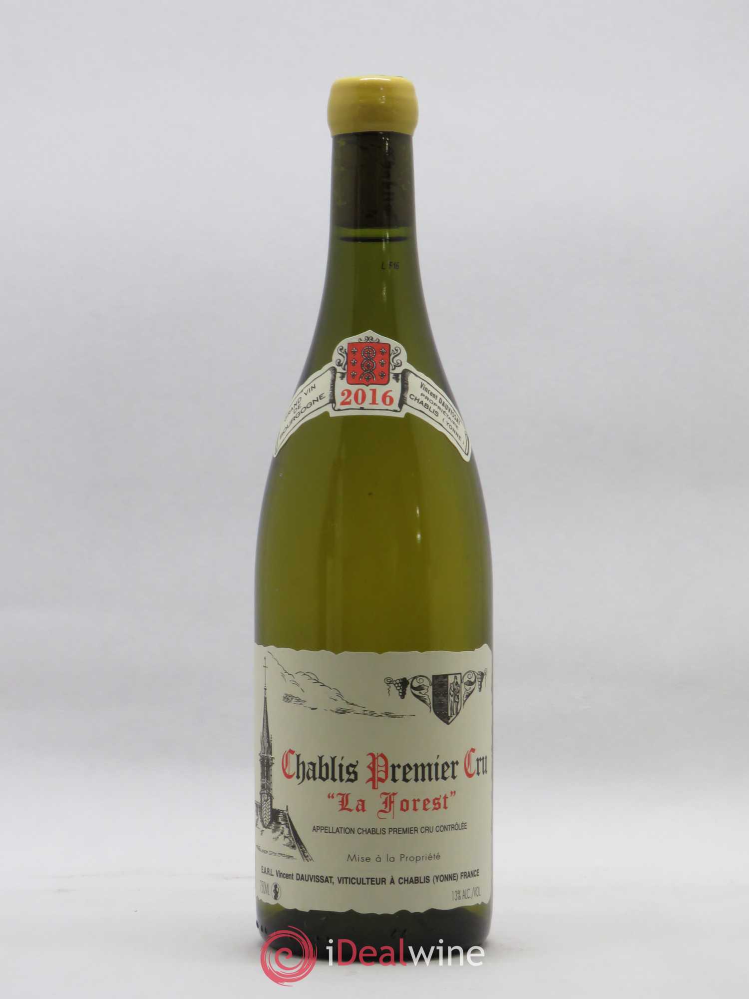 Chablis 1er Cru La Forest Vincent Dauvissat (Domaine) 2016 - Lot de 1 bouteille - 0