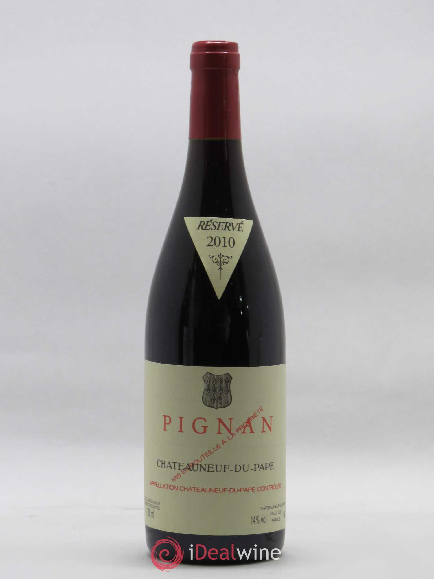Châteauneuf-du-Pape Pignan Emmanuel Reynaud 2010 - Lot de 1 bouteille - 0
