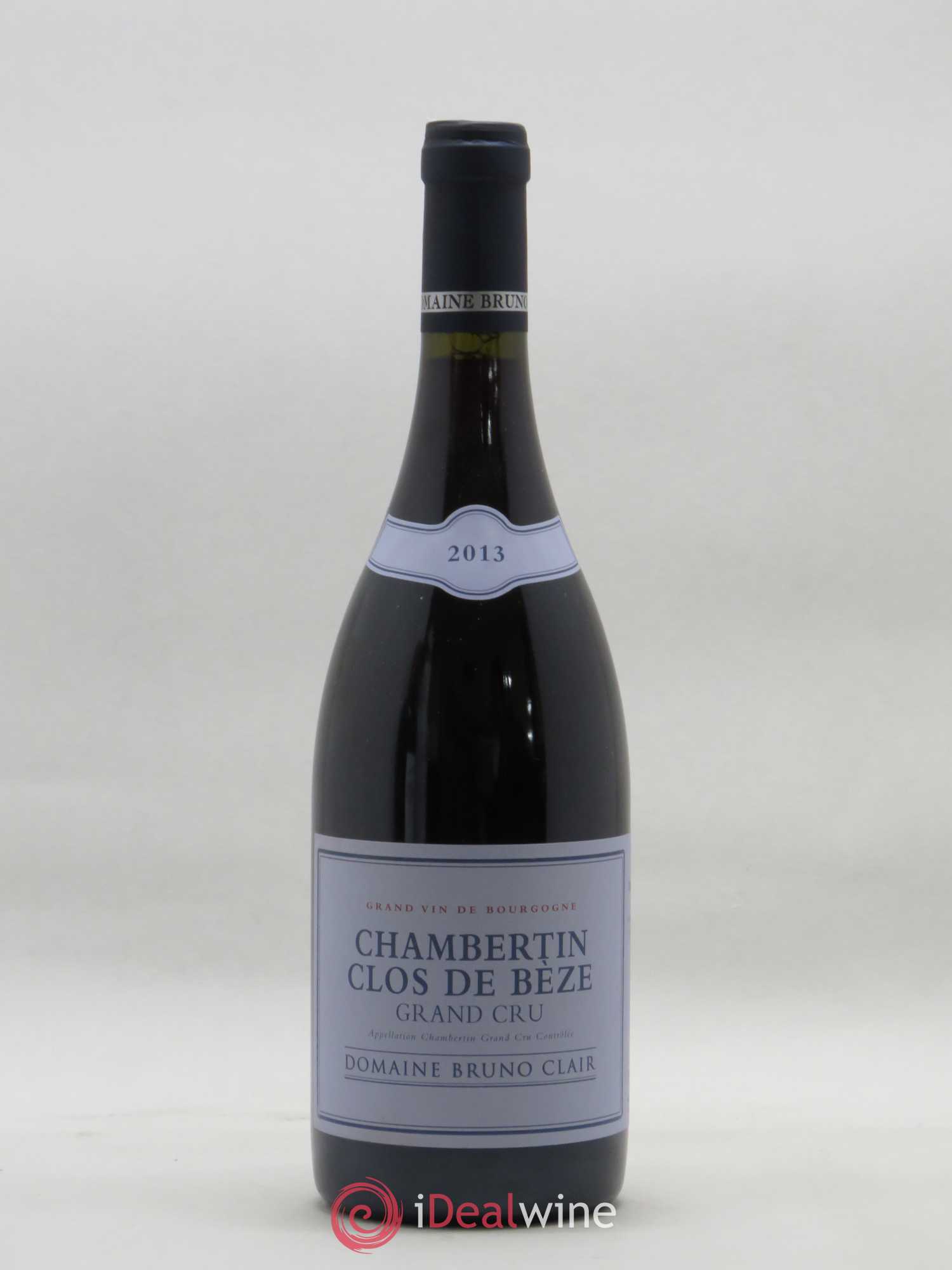 Chambertin Clos de Bèze Grand Cru Bruno Clair (Domaine) 2013 - Lot de 1 bouteille - 0