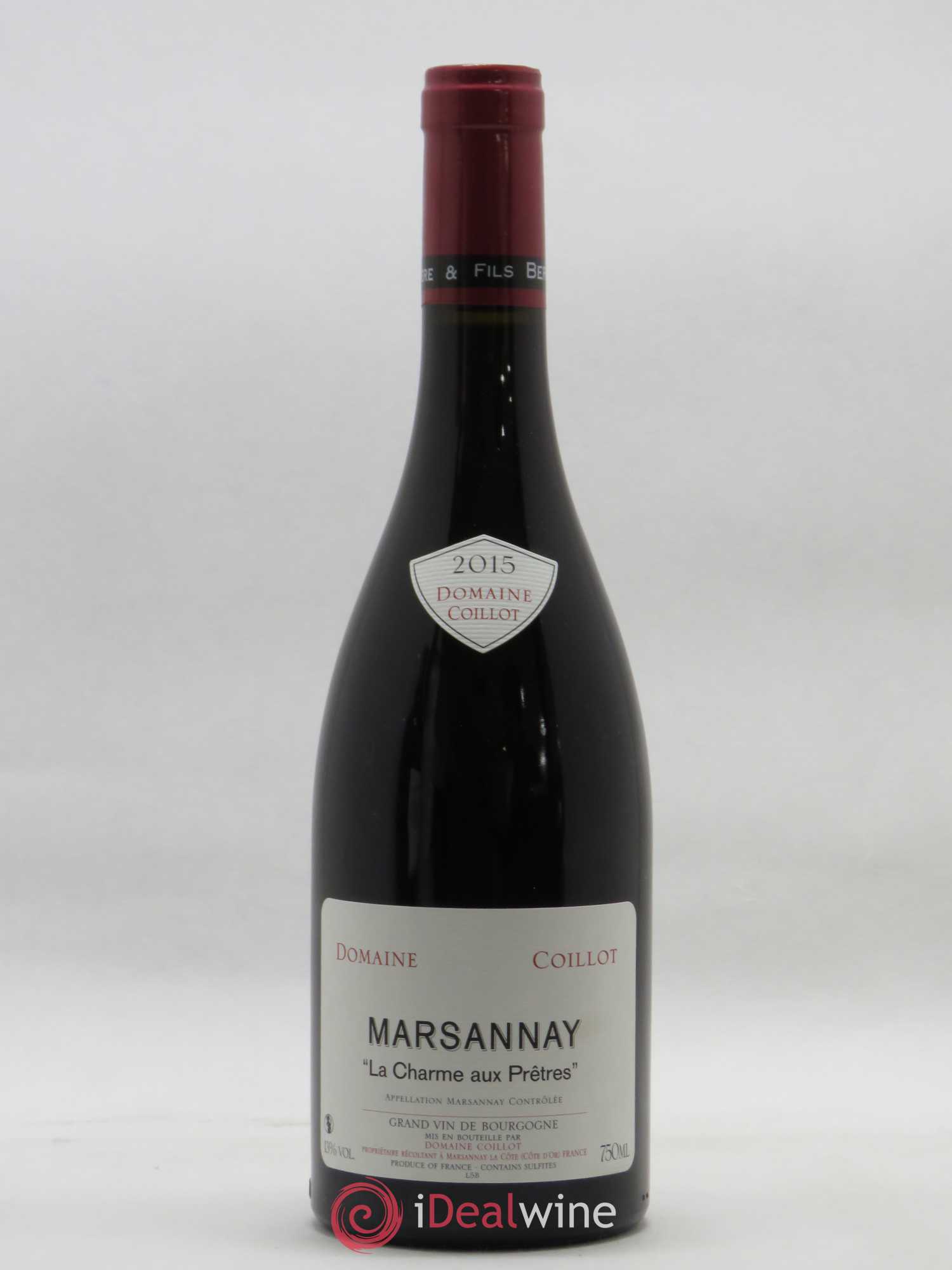 Marsannay Les Charmes Aux Pretres Domaine Coillot 2015 - Posten von 1 Flasche - 0