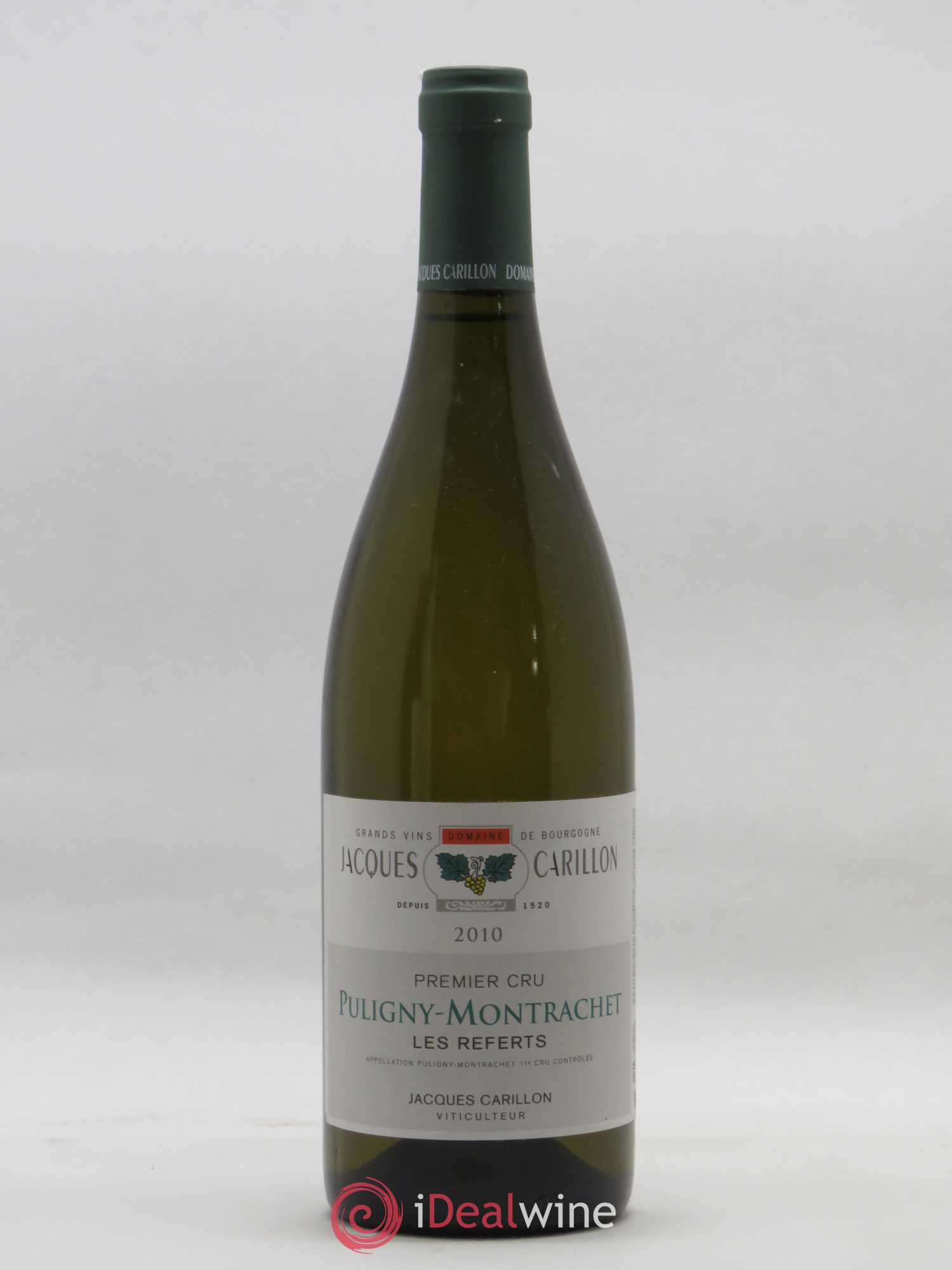 Puligny-Montrachet 1er Cru Jacques Carillon 2010 - Lot de 1 bouteille - 0