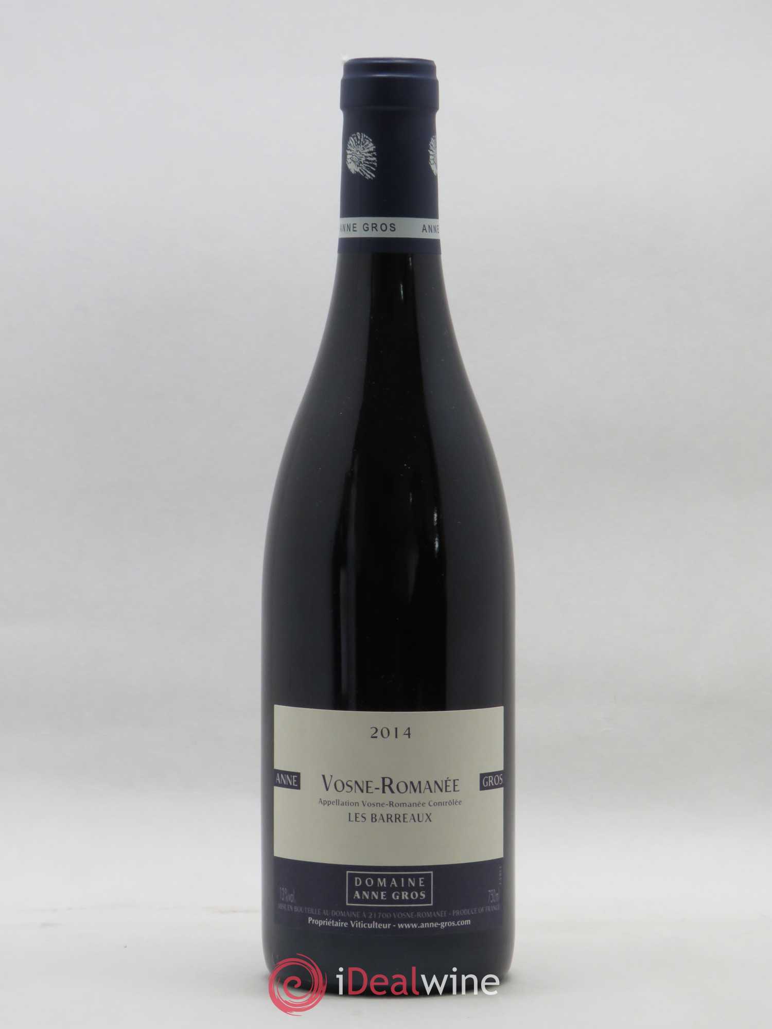 Vosne-Romanée Les Barreaux Anne Gros 2014 - Lot de 1 bouteille - 0
