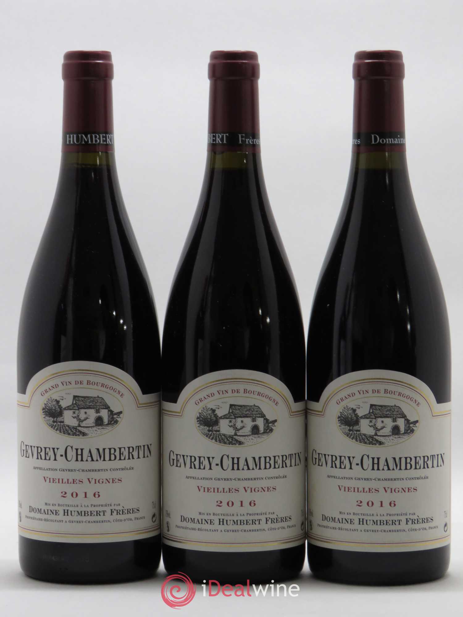Gevrey-Chambertin Vieilles vignes Humbert (Domaine) 2016 - Lot de 3 bouteilles - 0