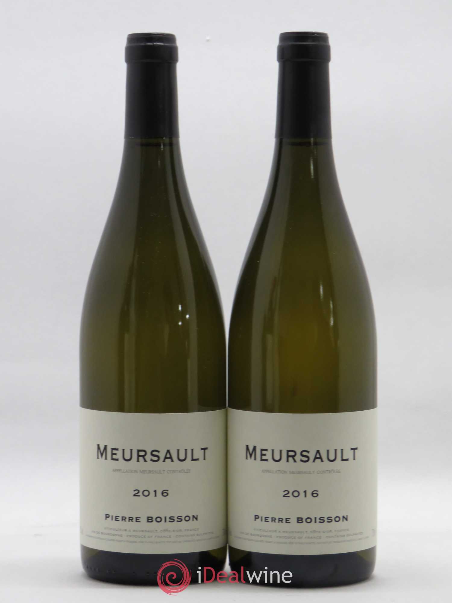 Meursault Pierre Boisson (Domaine) 2016 - Lot de 2 bouteilles - 0