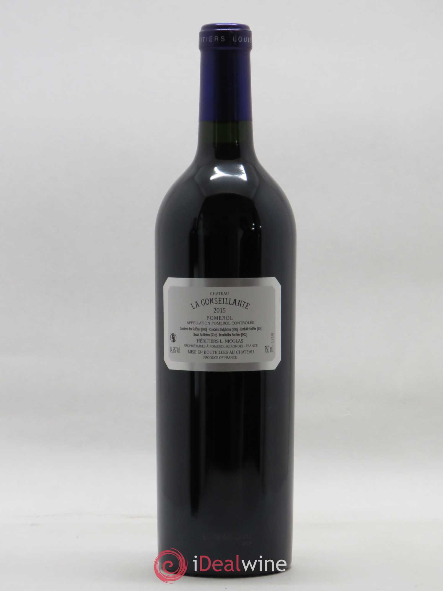 Château la Conseillante 2015 - Lot de 1 bouteille - 1