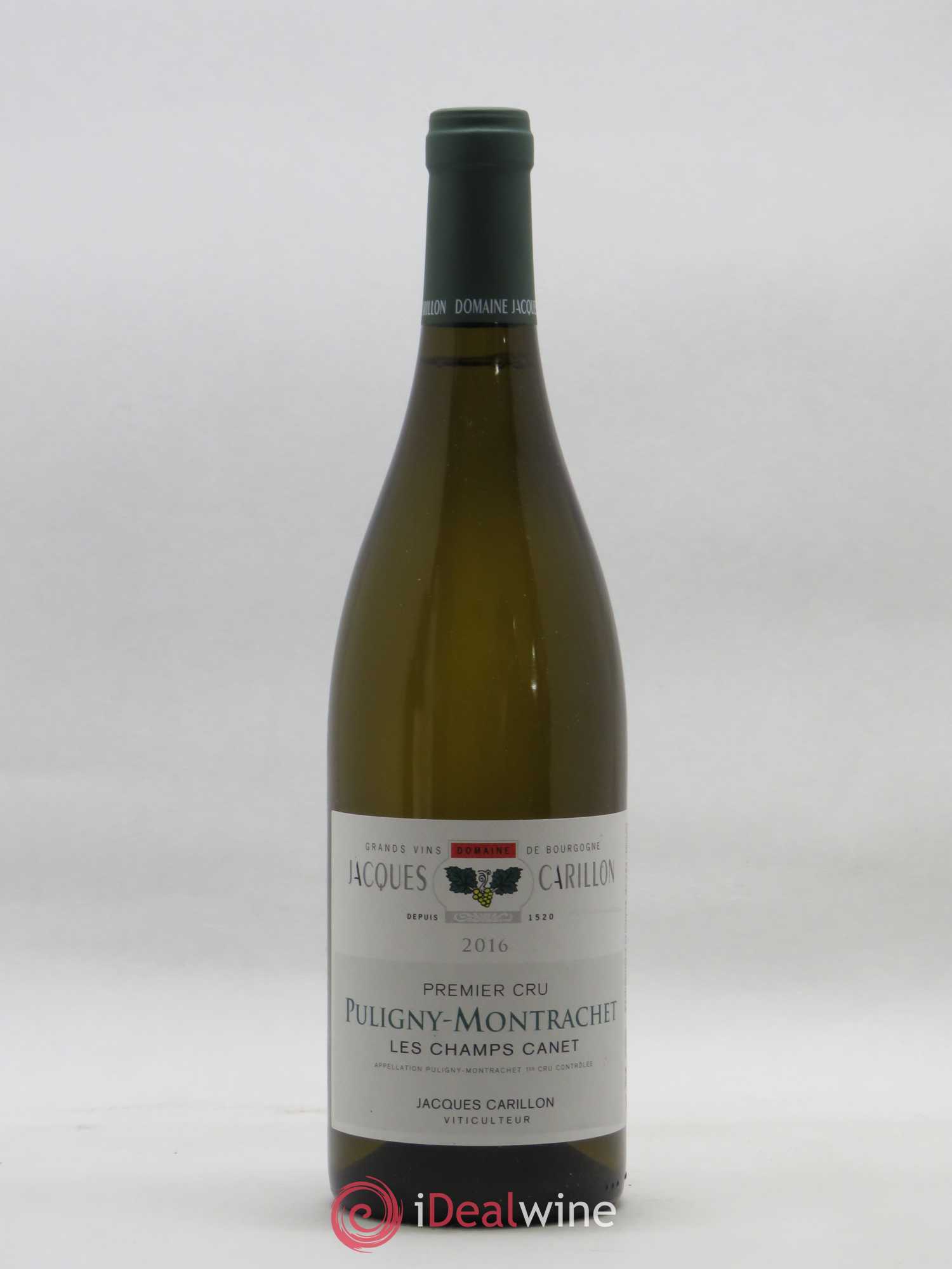 Puligny-Montrachet 1er Cru Les Champs Canet Jacques Carillon 2016 - Posten von 1 Flasche - 0