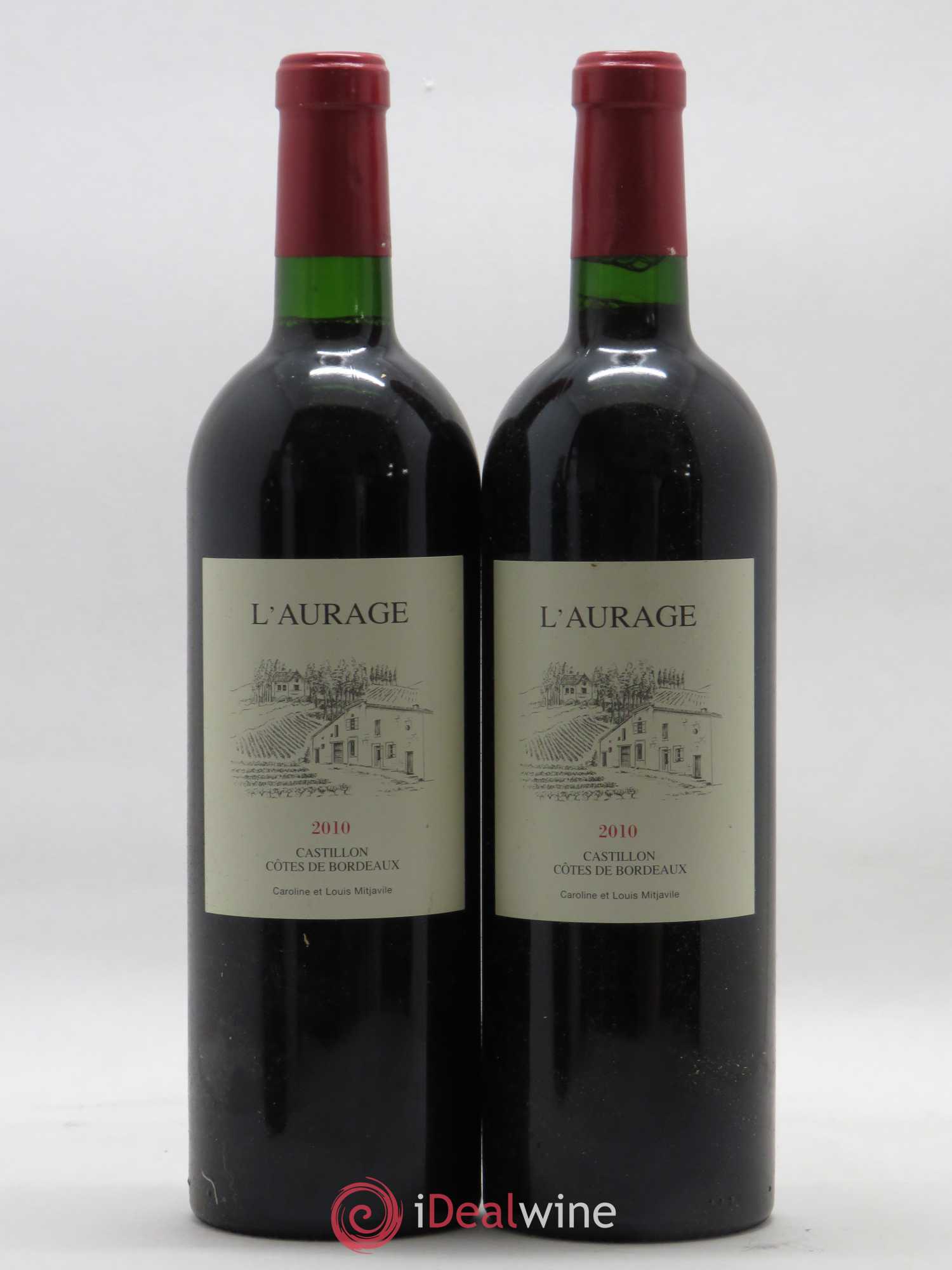 L'Aurage 2010 - Lot de 2 bouteilles - 0