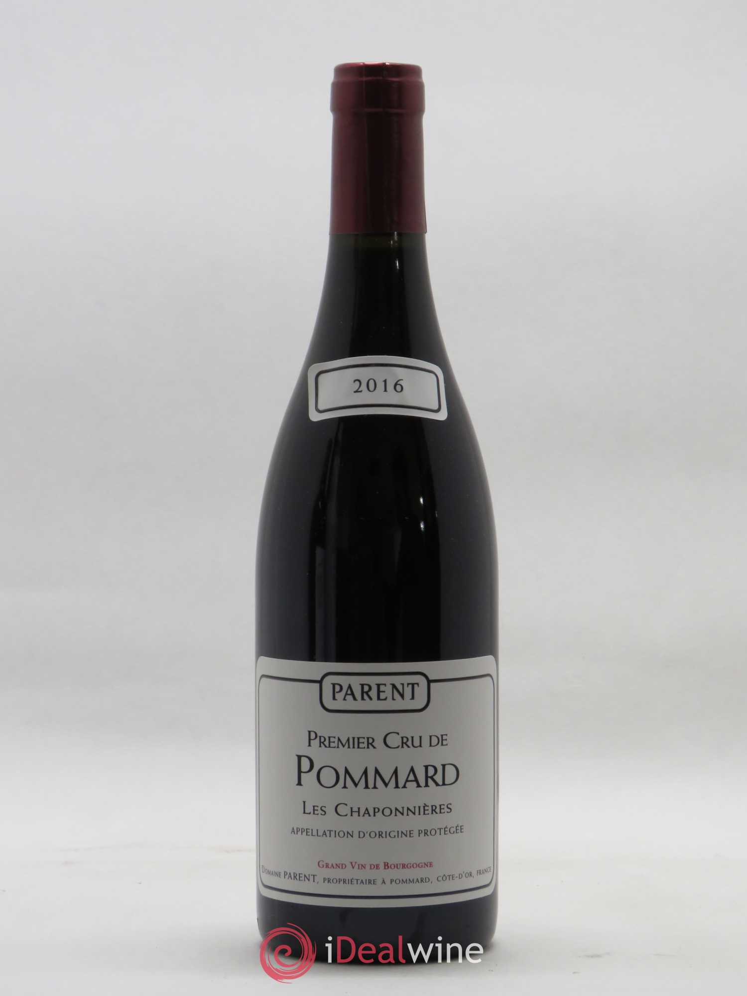 Pommard 1er Cru Les Chaponnieres Parent 2016 - Posten von 1 Flasche - 0