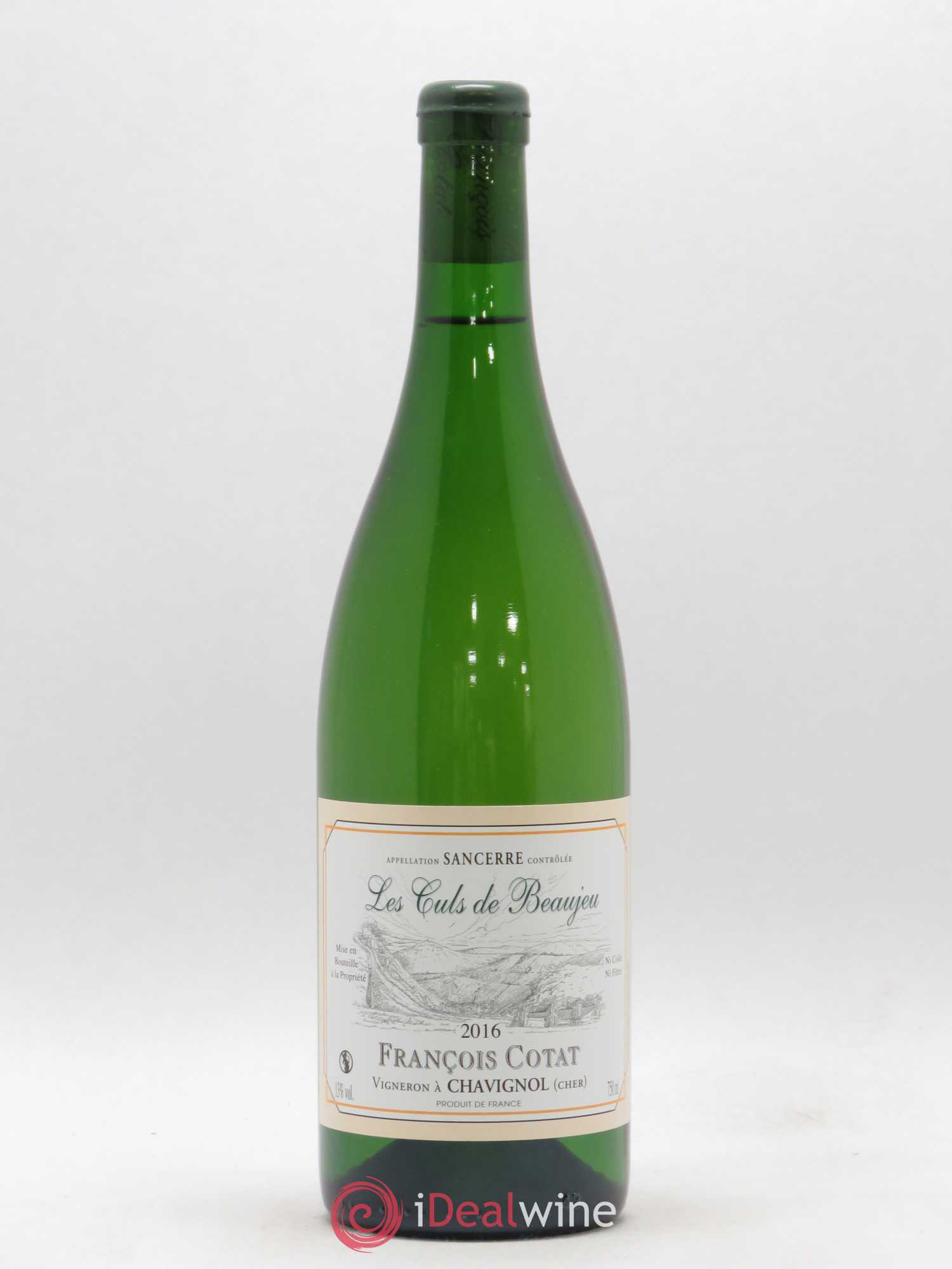 Sancerre Les Culs de Beaujeu François Cotat 2016 - Lot de 1 bouteille - 0