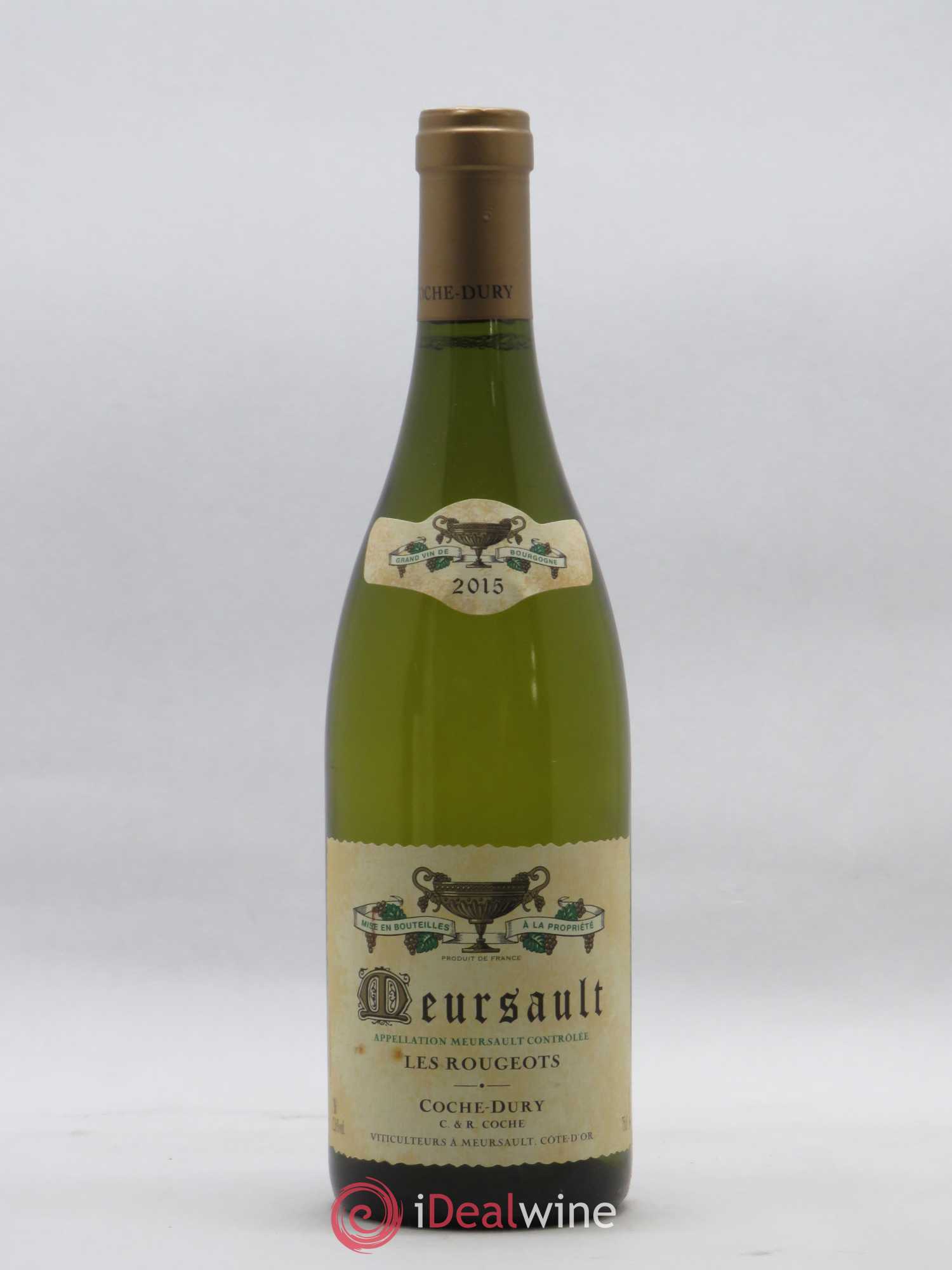 Meursault Les Rougeots Coche Dury (Domaine) 2015 - Lot de 1 bouteille - 0