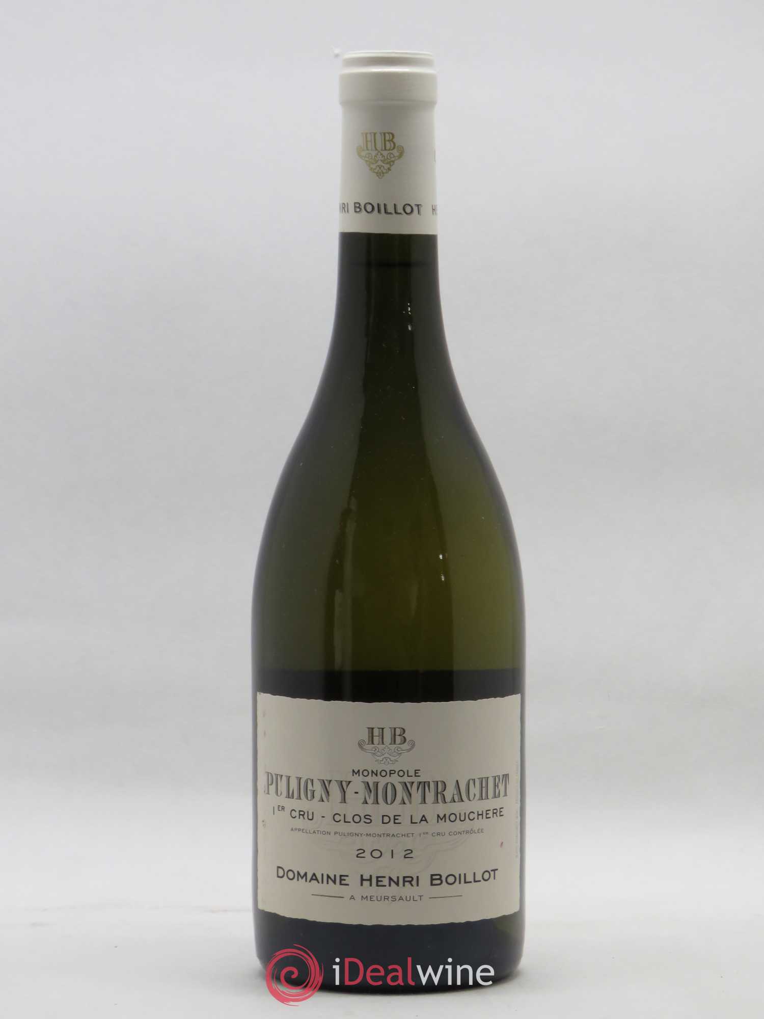 Puligny-Montrachet 1er Cru Clos de la Mouchère Henri Boillot (Domaine) 2012 - Lot de 1 bouteille - 0
