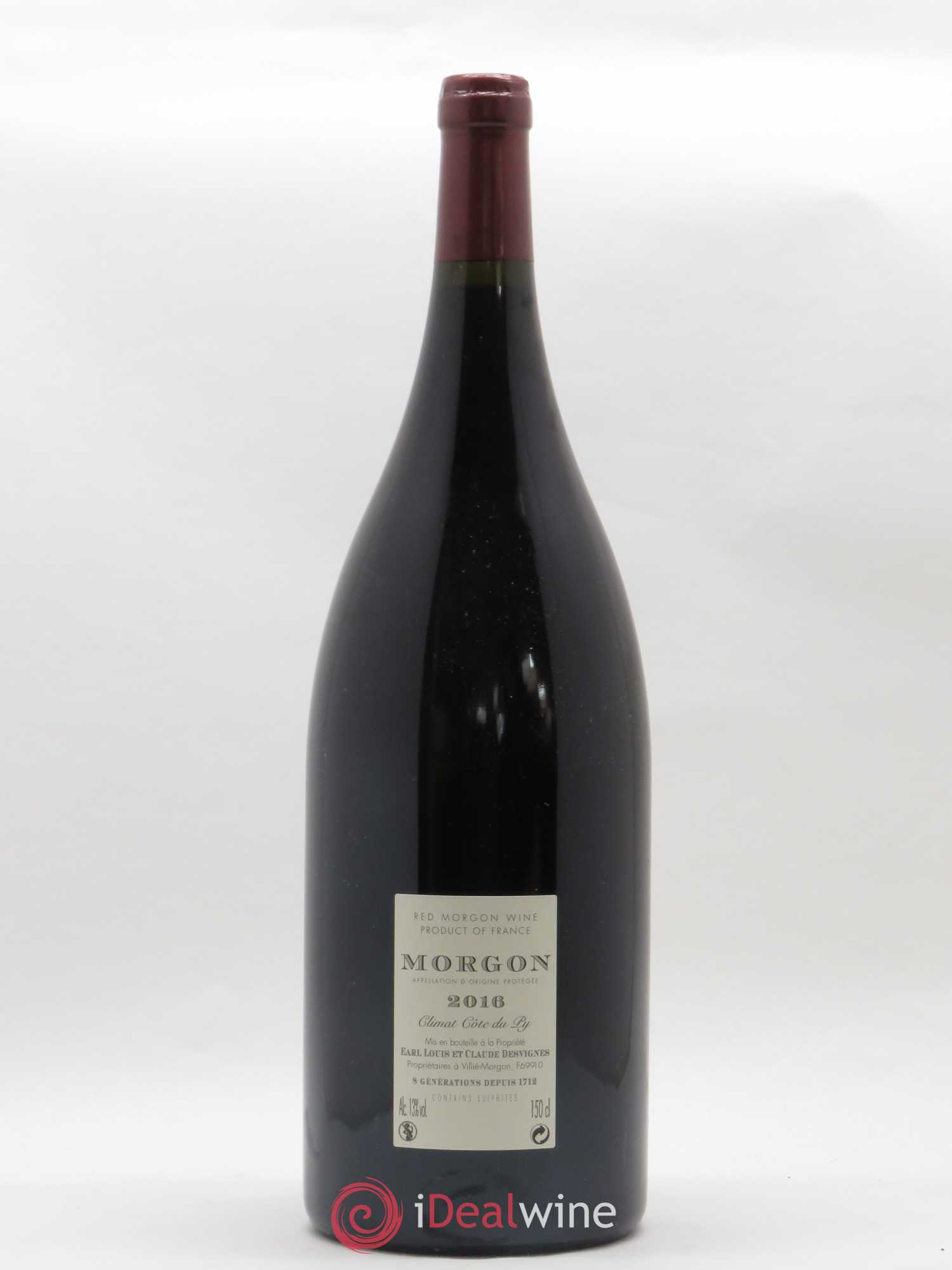 Morgon Côte du Py Louis-Claude Desvignes 2016 - Lot de 1 magnum - 1